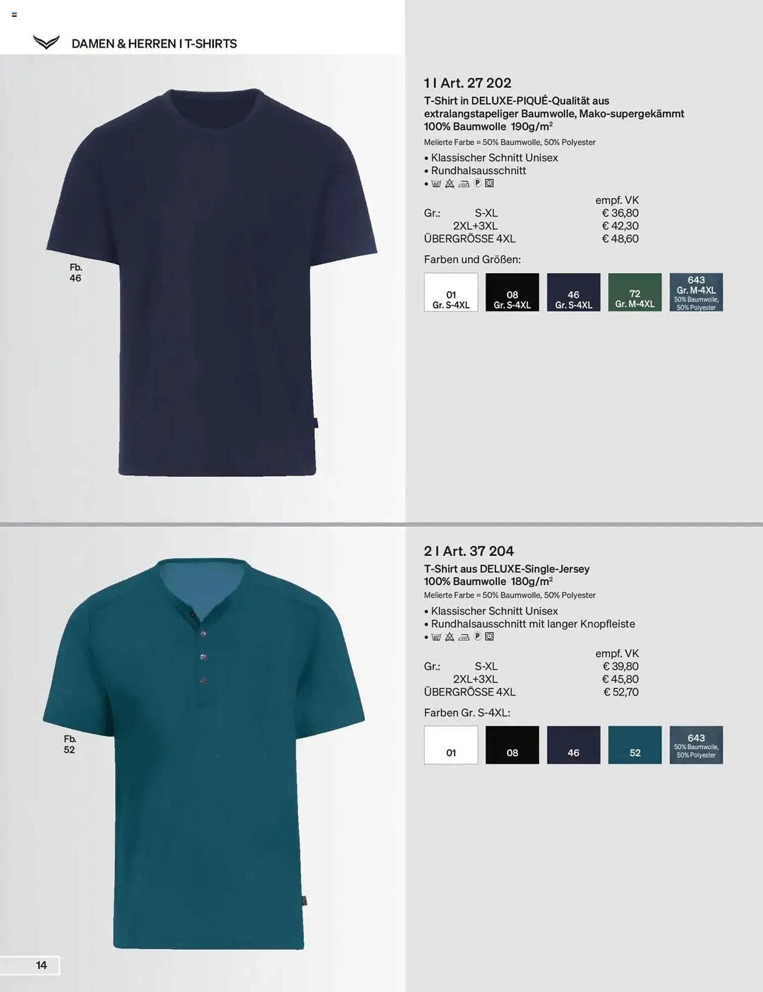 Trigema Prospekt von 17. Februar bis 17. August 2025 - Prospekt seite 14