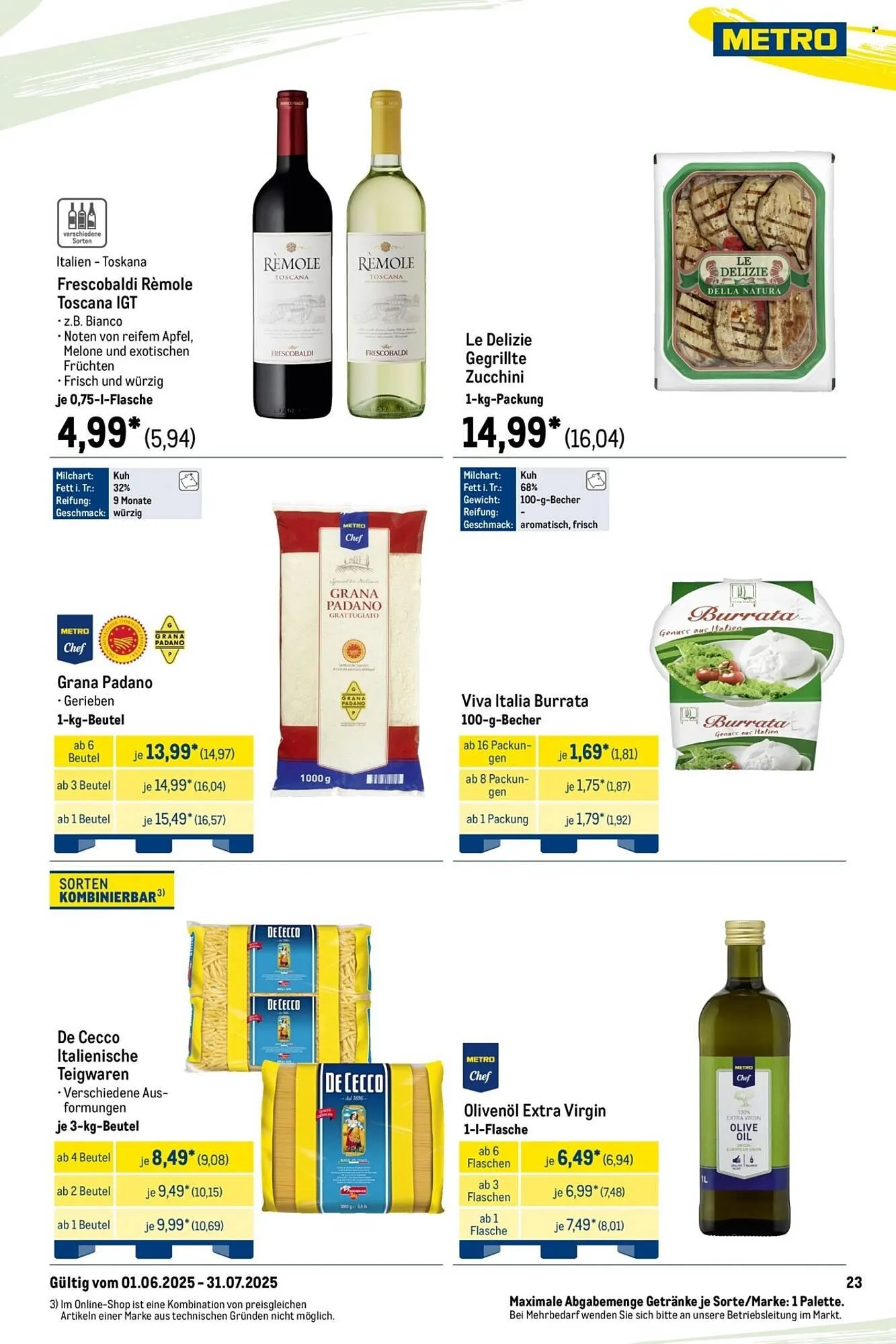METRO Prospekt von 1. Juni bis 31. Juli 2025 - Prospekt seite 23