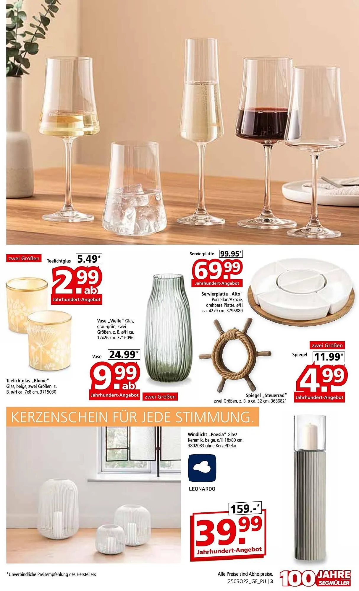 Segmüller Prospekt von 3. März bis 30. Mai 2025 - Prospekt seite 3