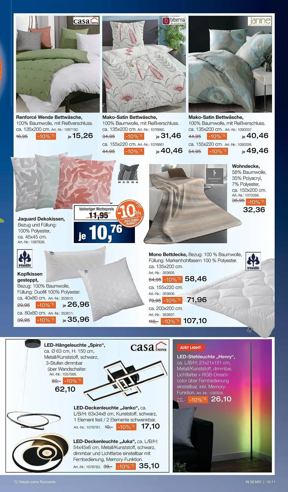 Möbel Inhofer Prospekt von 30. März bis 11. April 2026 - Prospekt seite 11