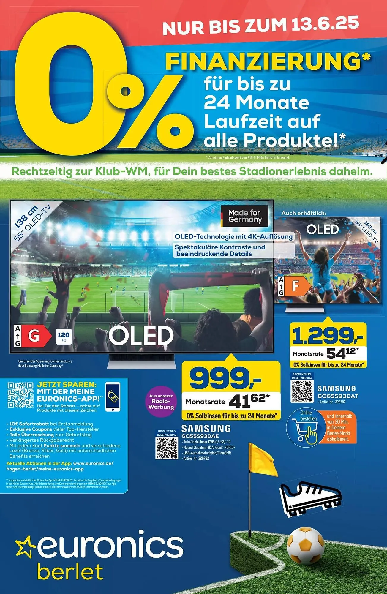 Euronics Berlet Prospekt von 5. Juni bis 14. Juni 2025 - Prospekt seite 1