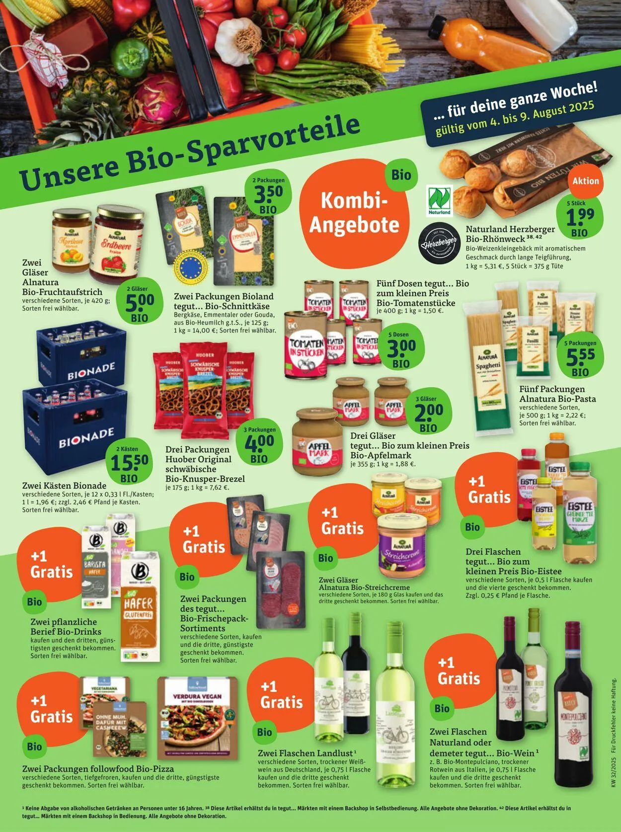 Tegut Aktueller Prospekt von 28. Juli bis 3. August 2025 - Prospekt seite 2