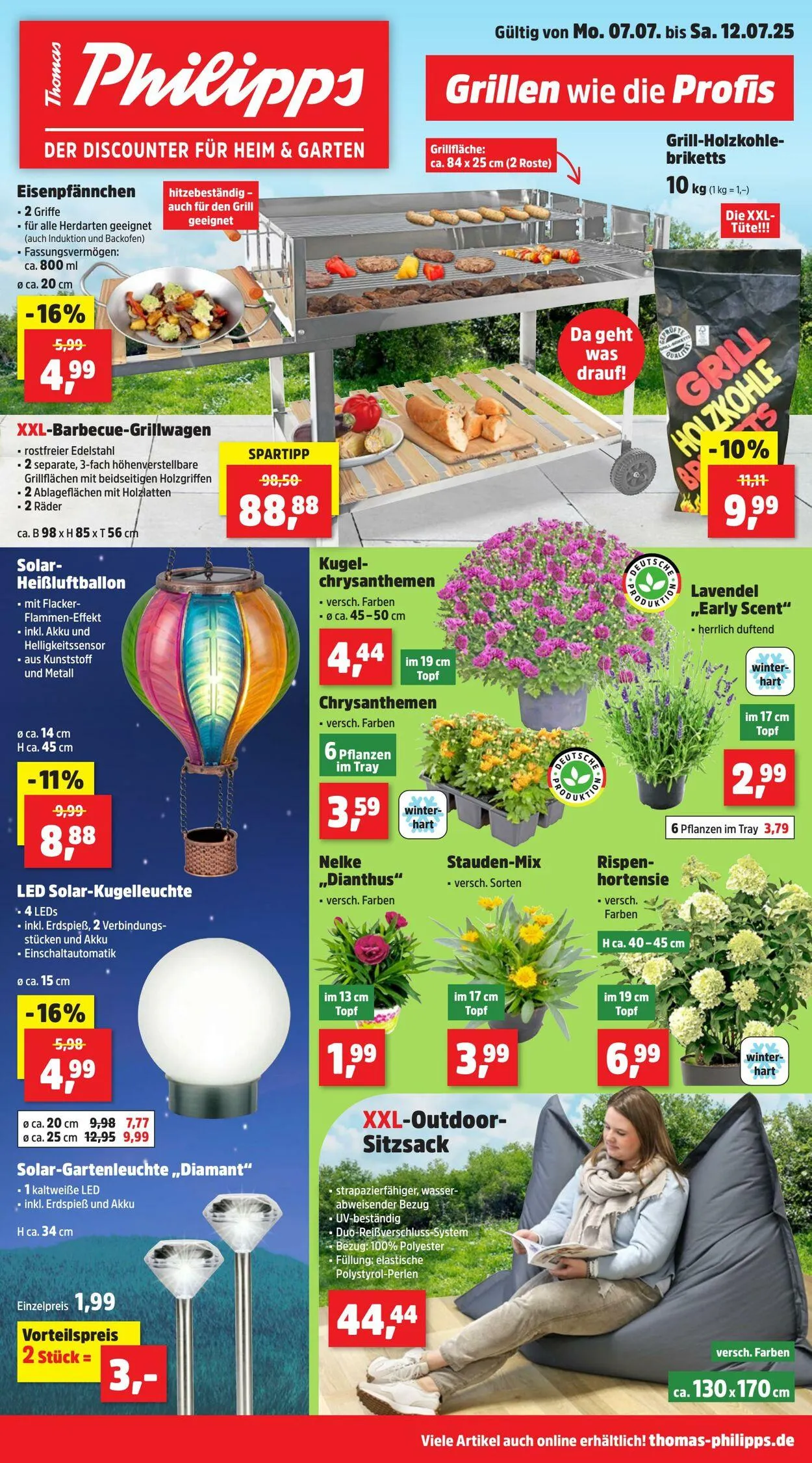 Thomas Philipps Aktueller Prospekt von 7. Juli bis 12. Juli 2025 - Prospekt seite 1