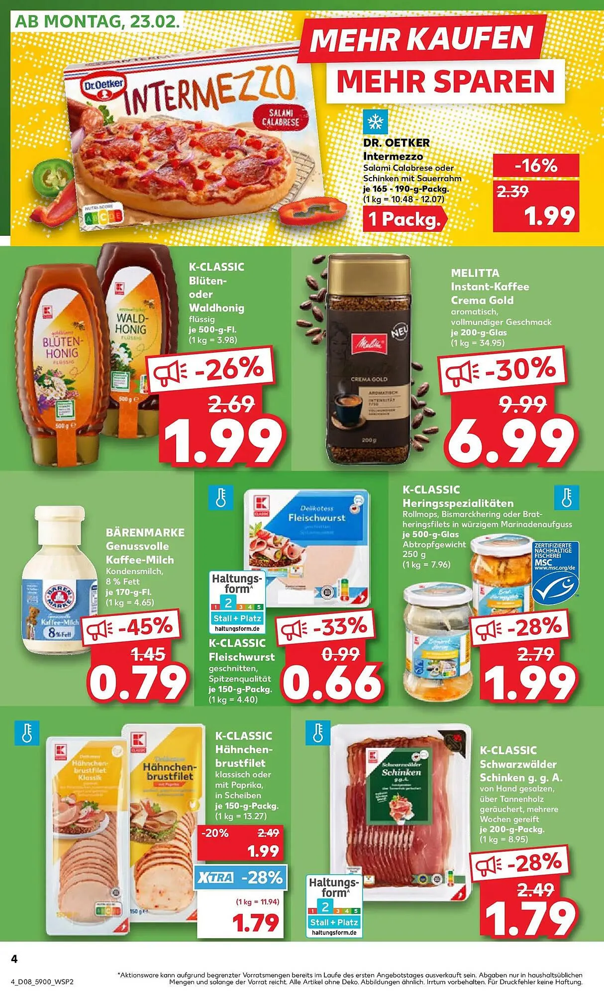 Kaufland Prospekt von 22. Februar bis 25. Februar 2026 - Prospekt seite 4