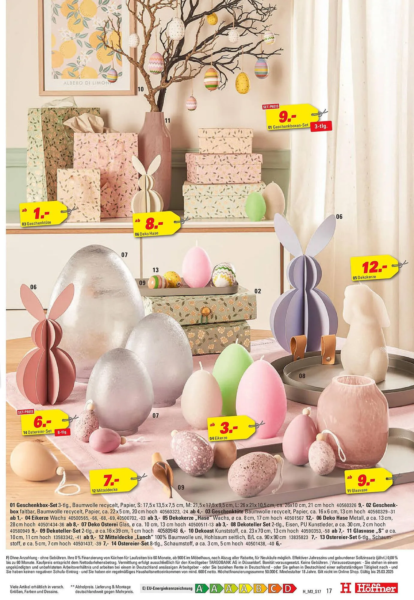 Höffner Prospekt von 11. März bis 25. März 2025 - Prospekt seite 17