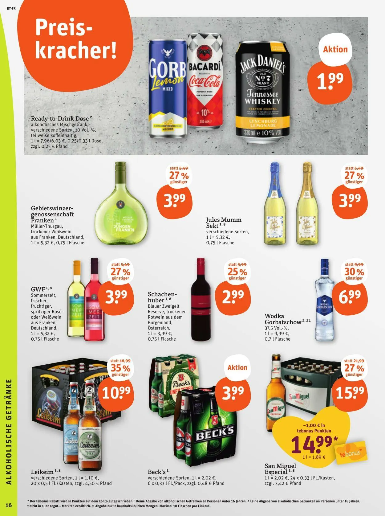 Tegut Aktueller Prospekt von 2. Juni bis 8. Juni 2025 - Prospekt seite 18