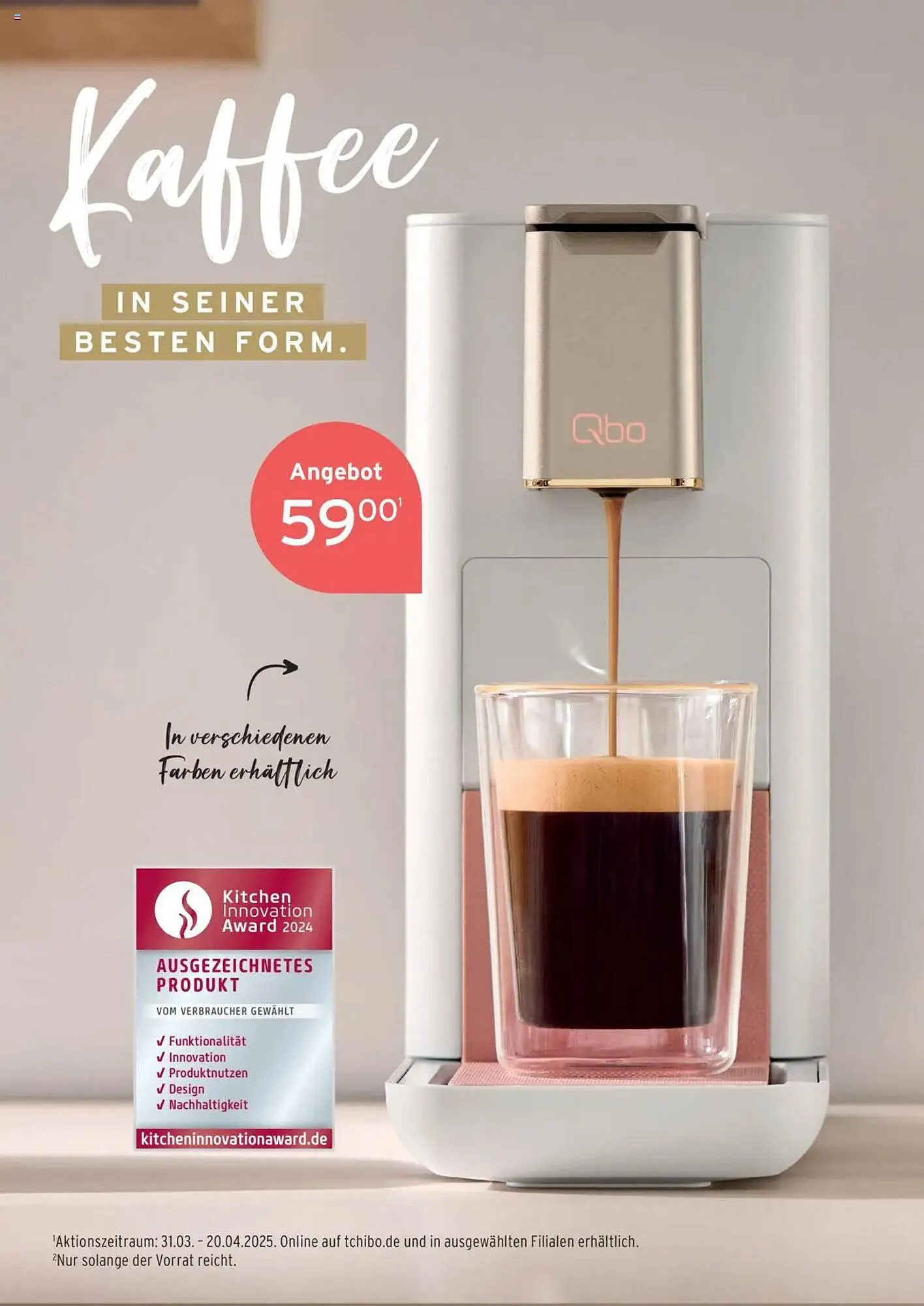 Tchibo Prospekt von 26. März bis 20. April 2025 - Prospekt seite 26