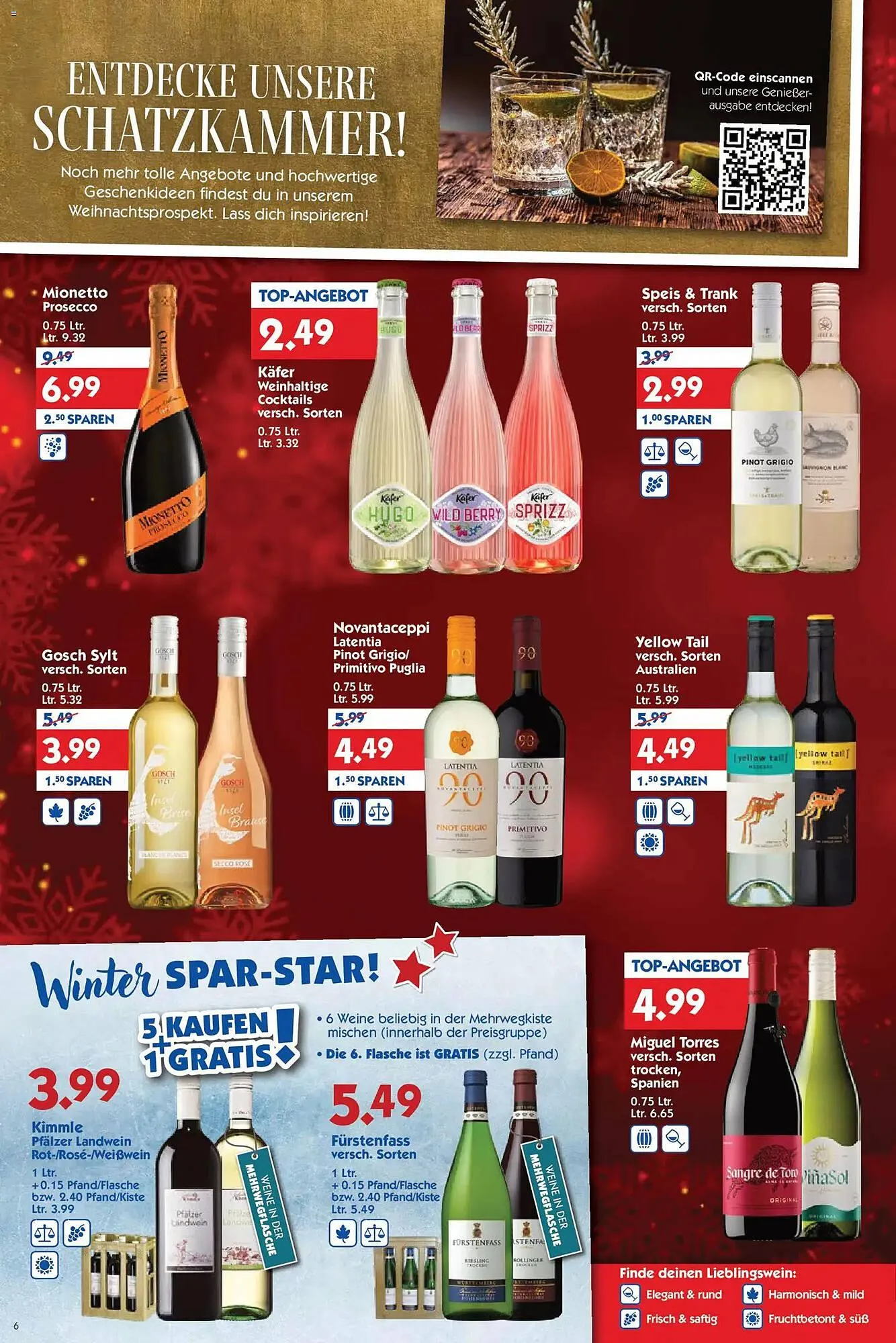 Hol'ab Getränkemarkt Prospekt von 1. Dezember bis 6. Dezember 2025 - Prospekt seite 6