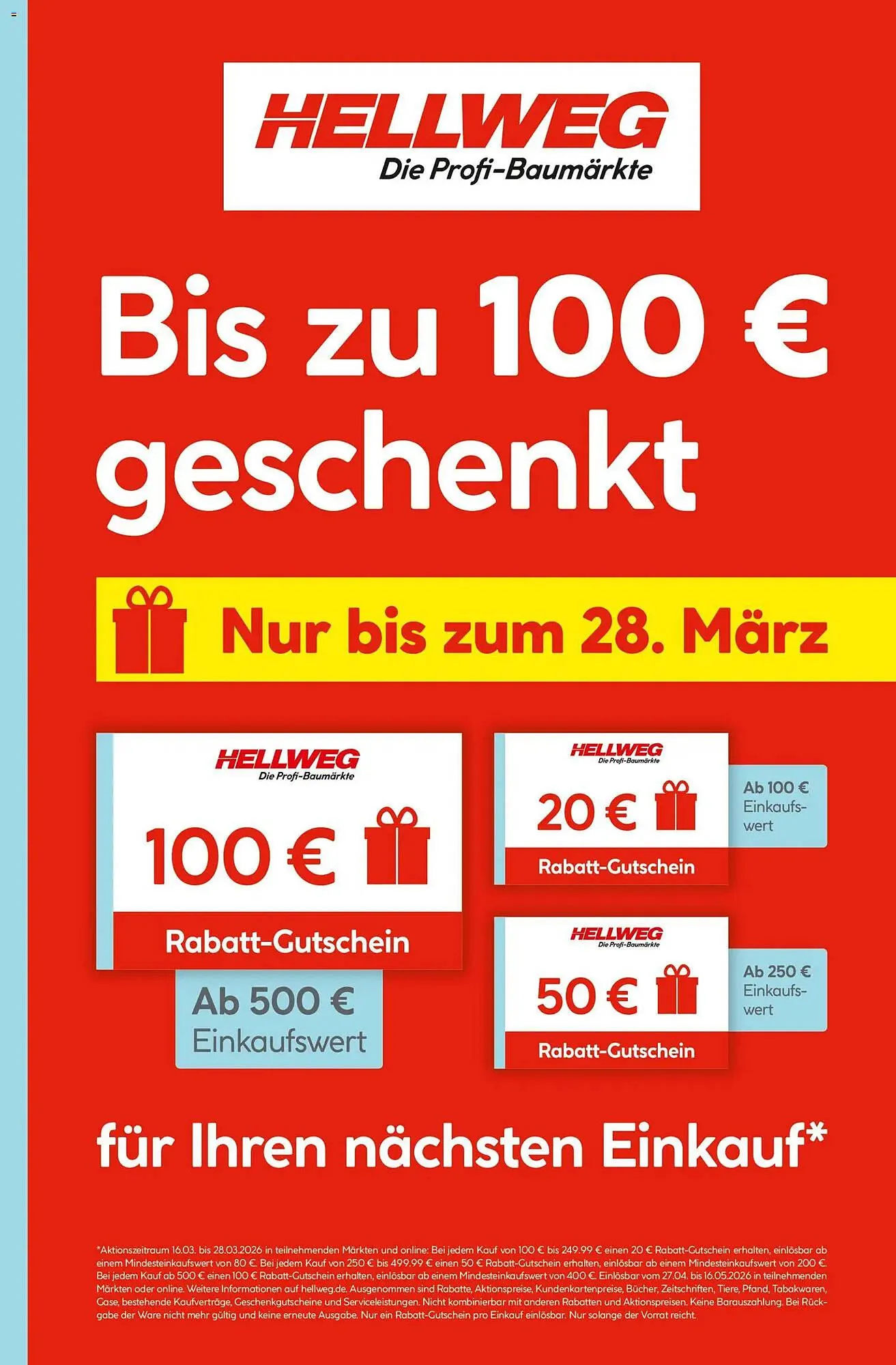 Hellweg Prospekt von 16. März bis 21. März 2026 - Prospekt seite 2