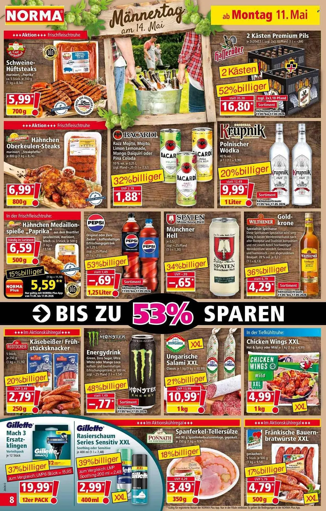Norma Prospekt von 11. Mai bis 17. Mai 2026 - Prospekt seite 8