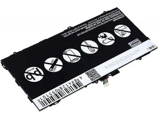 POWERY Akku für Samsung SM-T805 Li-Polymer Akku, 3.8 Volt, 7900mAh