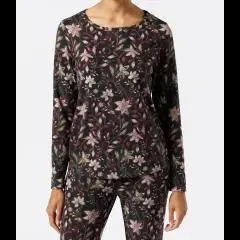 Bedrucktes Langarmshirt Janina, Rundhalsausschnitt