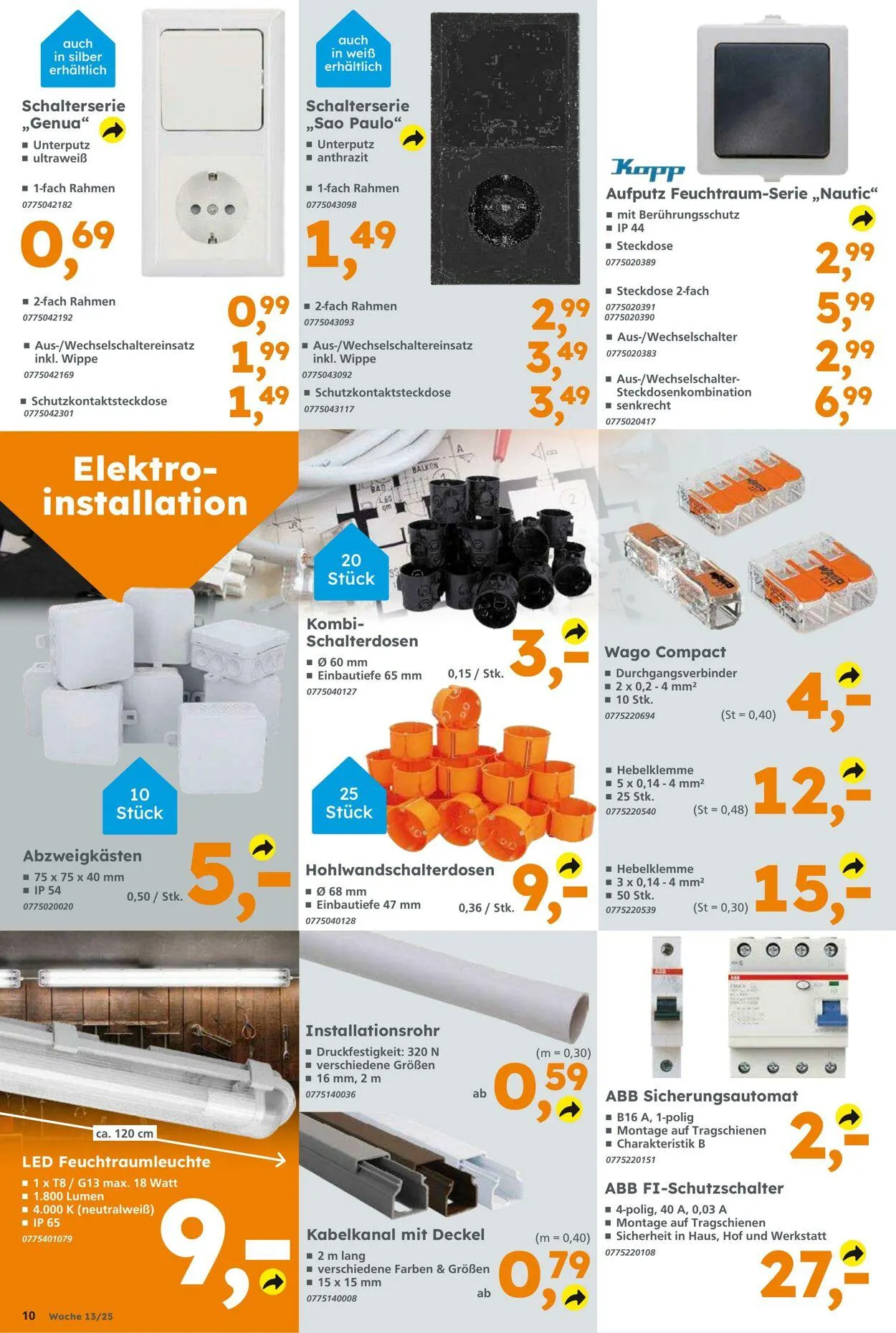 Globus Baumarkt Aktueller Prospekt von 23. März bis 29. März 2025 - Prospekt seite 10