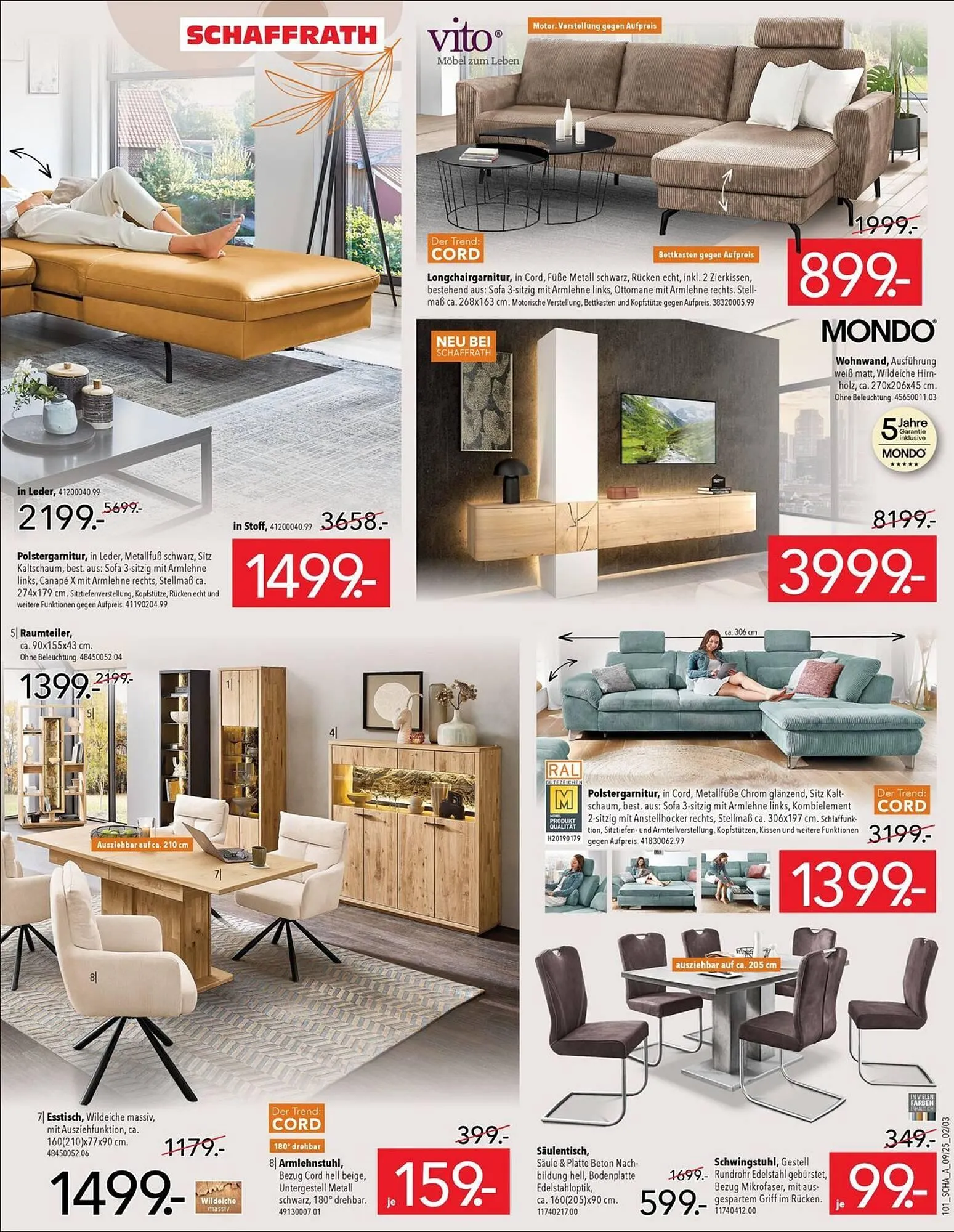 Schaffrath Prospekt von 13. September bis 31. Dezember 2025 - Prospekt seite 3