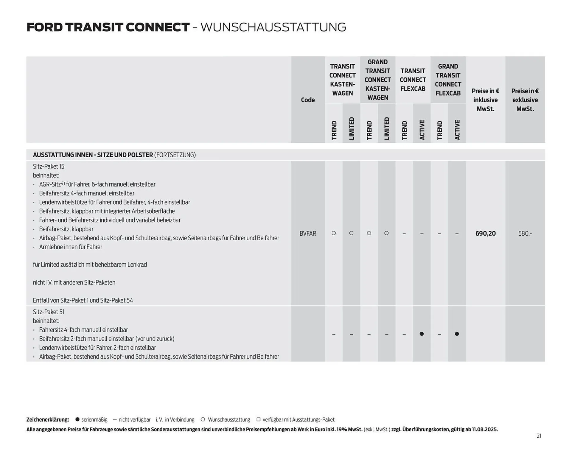 Ford Prospekt von 15. Oktober bis 29. Oktober 2025 - Prospekt seite 21