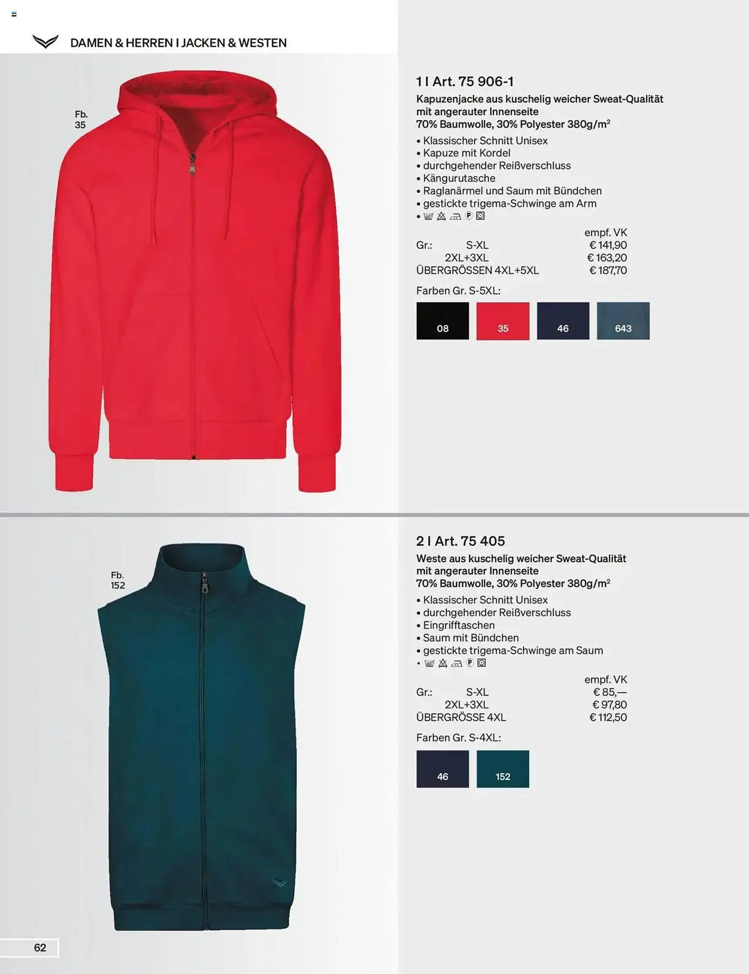 Trigema Prospekt von 17. Februar bis 17. August 2025 - Prospekt seite 62