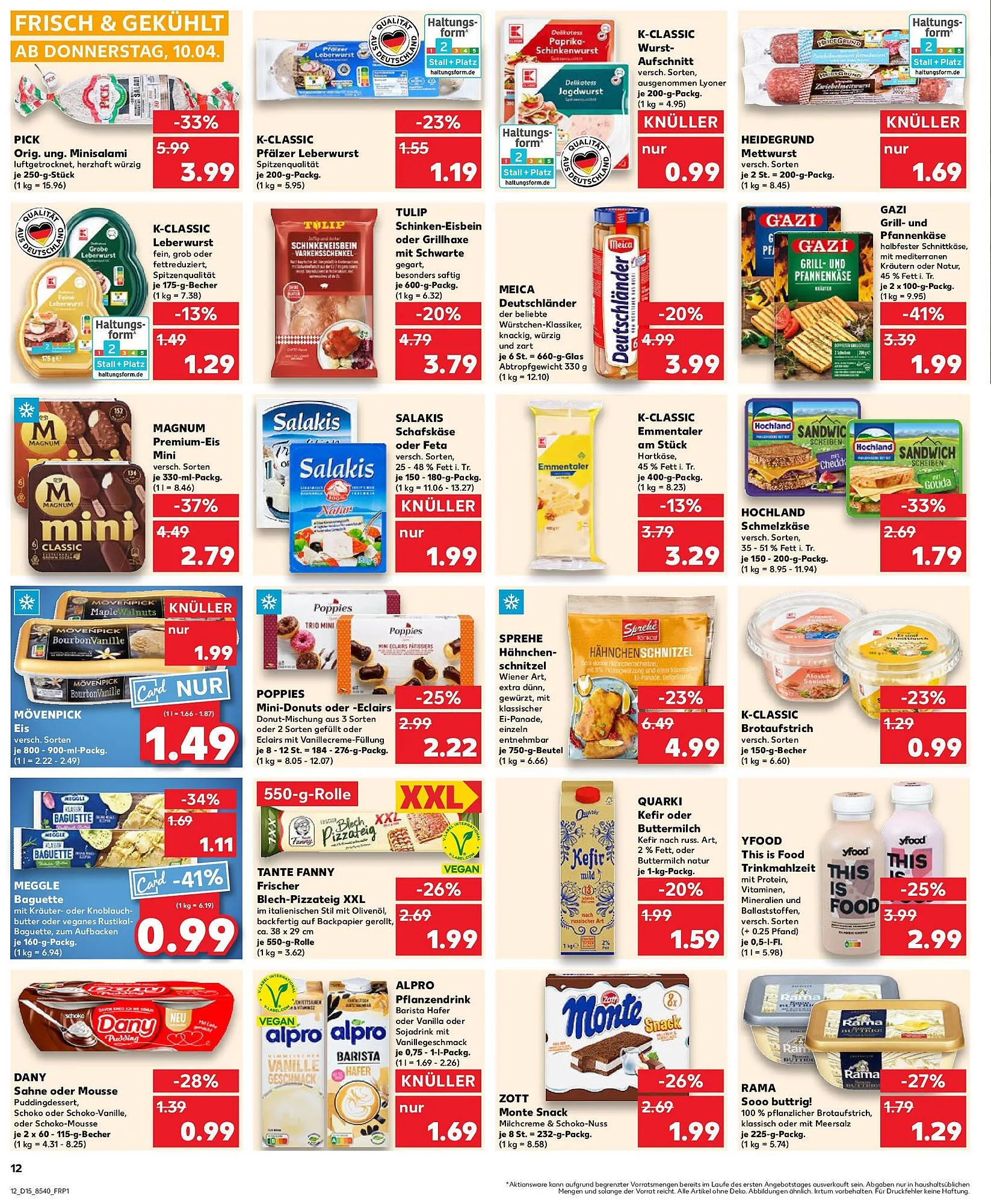 Kaufland Prospekt von 9. April bis 16. April 2025 - Prospekt seite 12