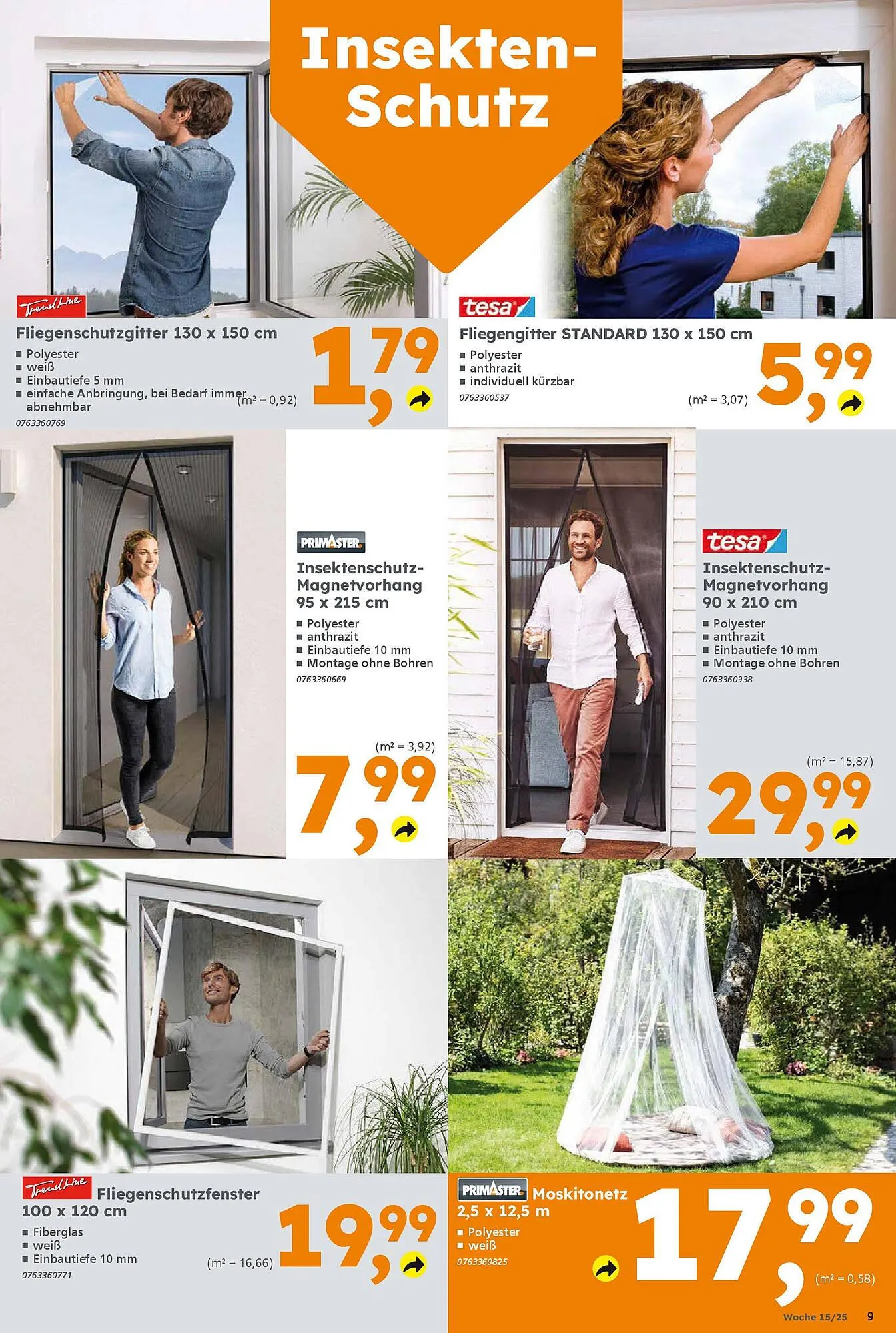 Globus Baumarkt Prospekt von 6. April bis 12. April 2025 - Prospekt seite 9