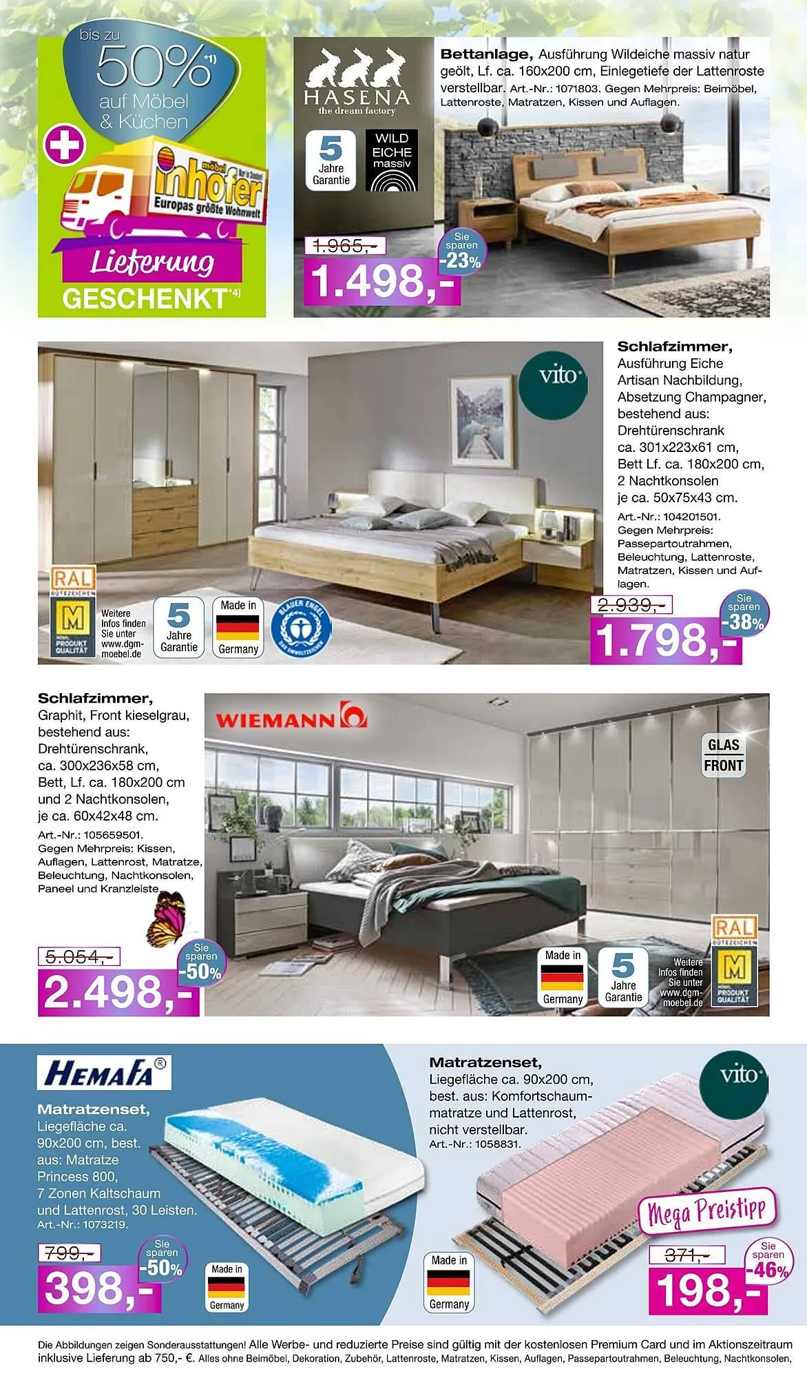 Möbel Inhofer Prospekt von 7. Mai bis 31. Mai 2025 - Prospekt seite 10