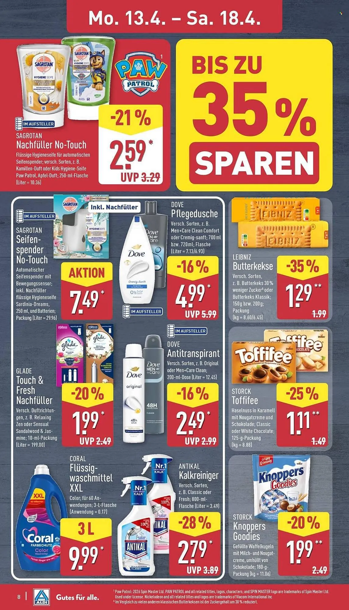 Aldi Nord Prospekt von 13. April bis 18. April 2026 - Prospekt seite 12