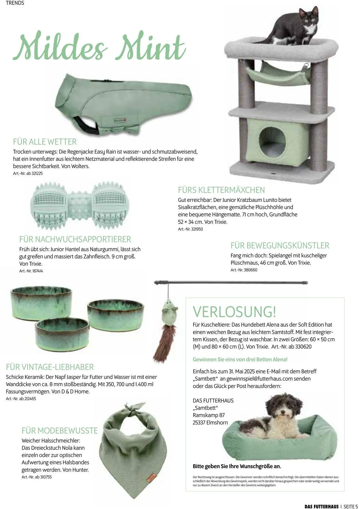Futterhaus Aktueller Prospekt von 1. Mai bis 31. Mai 2025 - Prospekt seite 5
