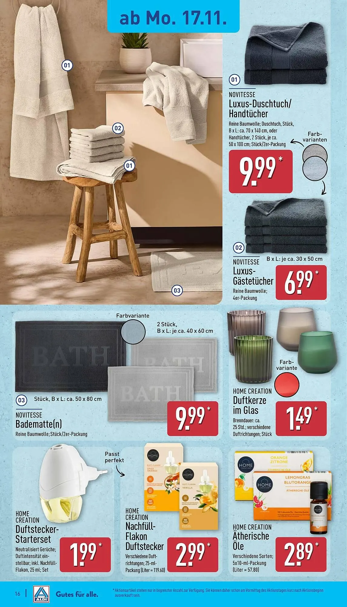 Aldi Nord Prospekt von 17. November bis 22. November 2025 - Prospekt seite 16