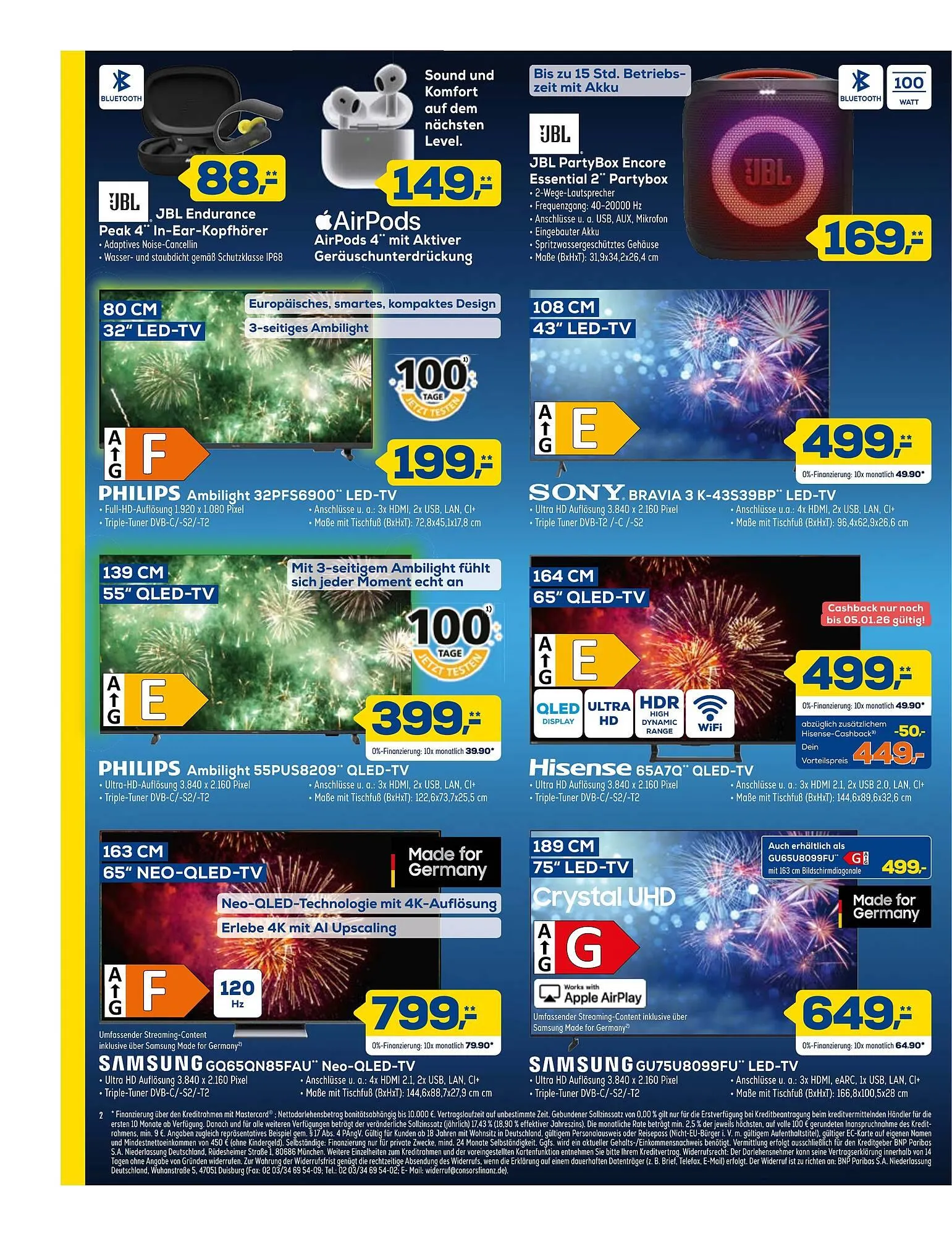 Euronics XXL Prospekt von 31. Dezember bis 10. Januar 2026 - Prospekt seite 2