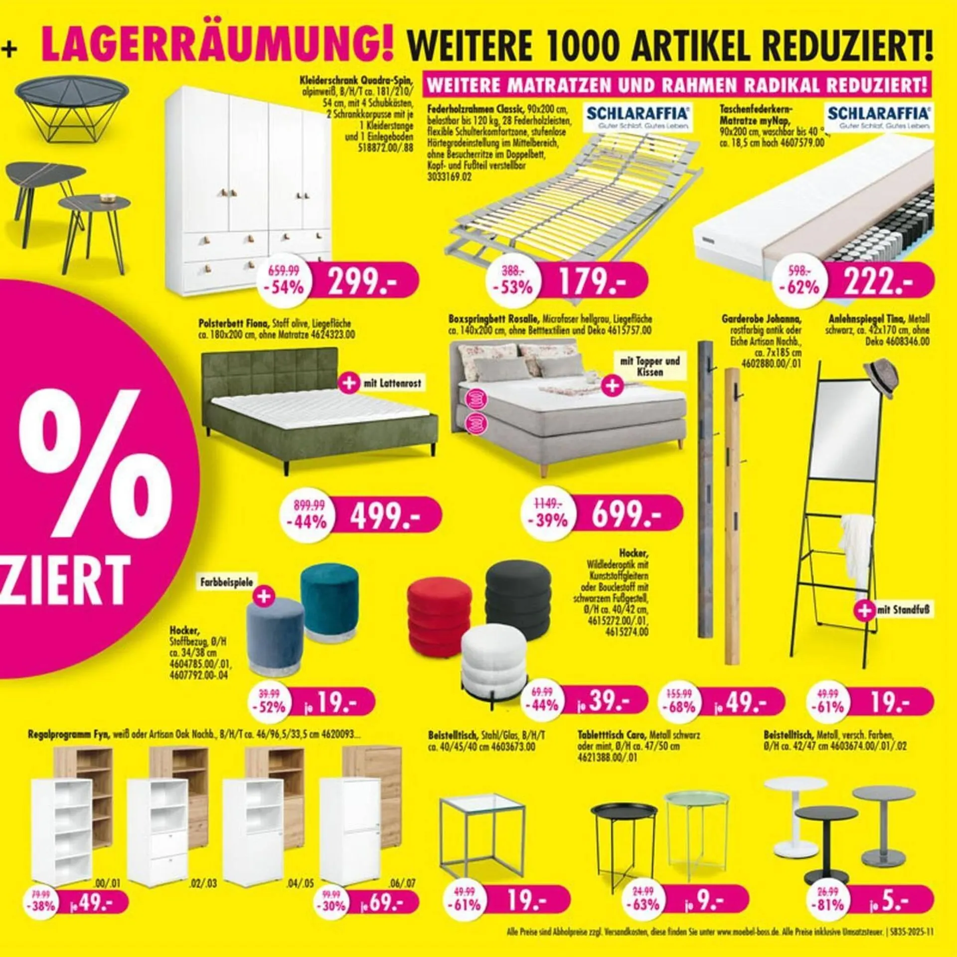 Möbel Boss Prospekt von 23. August bis 29. August 2025 - Prospekt seite 11