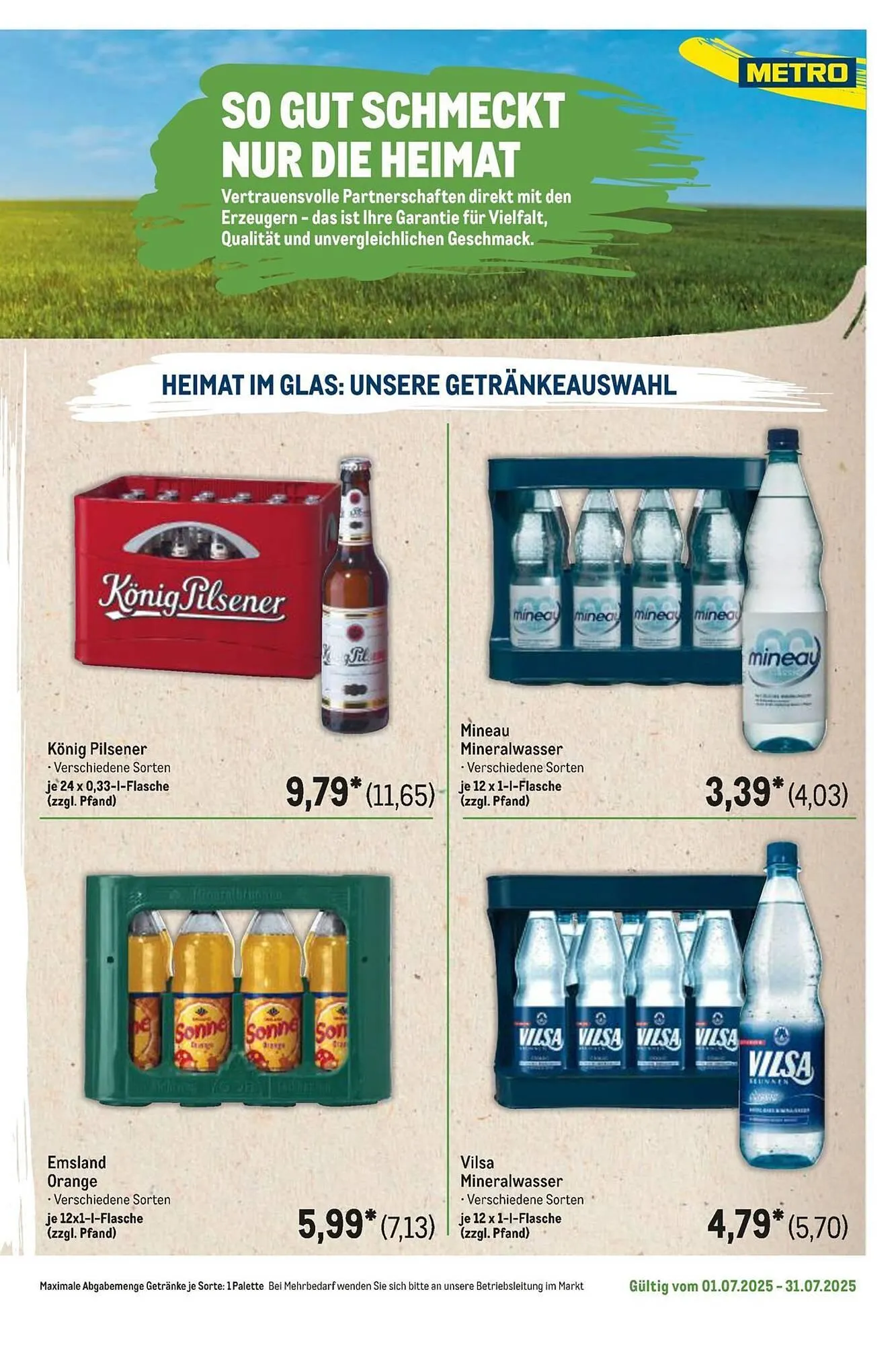 METRO Prospekt von 1. Juli bis 31. Juli 2025 - Prospekt seite 33