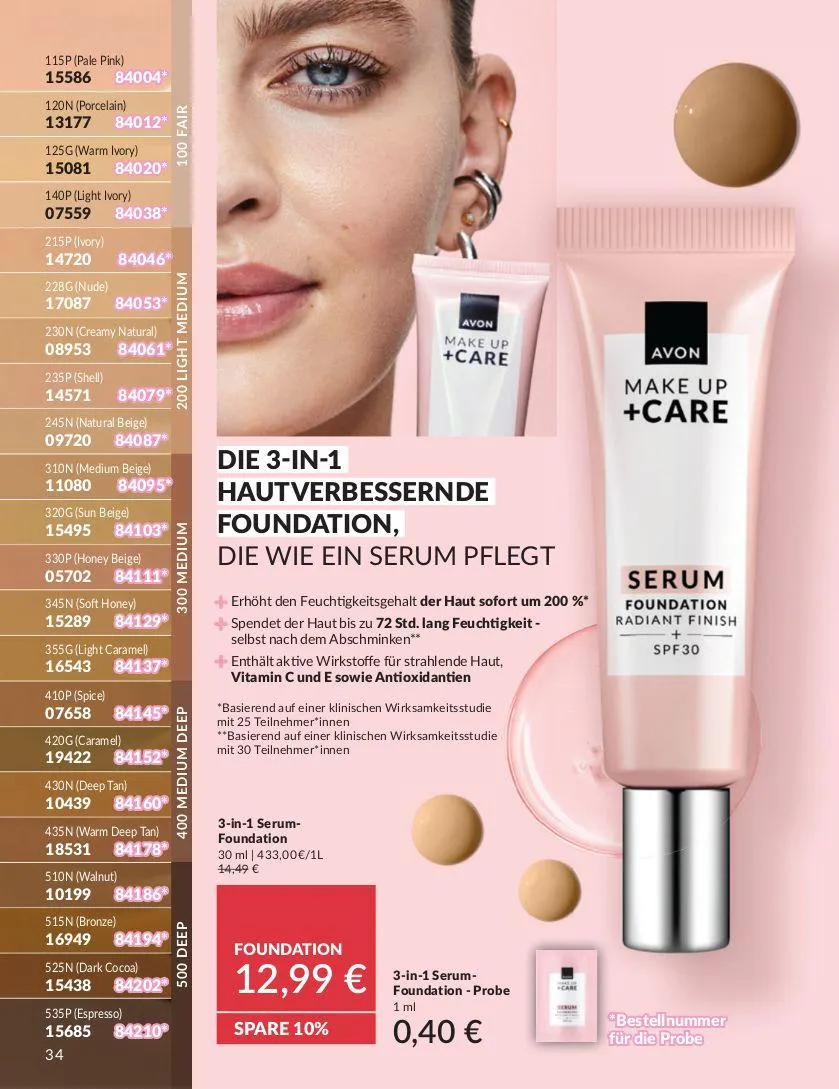 Avon Aktueller Prospekt von 7. Mai bis 21. Mai 2025 - Prospekt seite 34