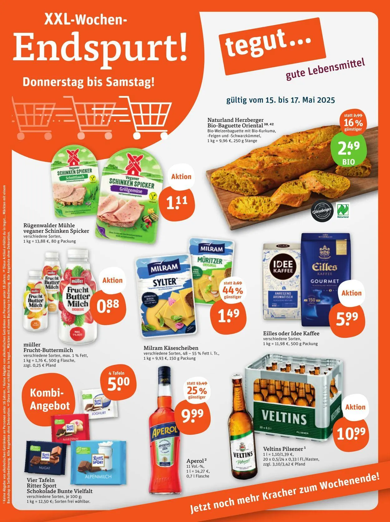 Tegut Aktueller Prospekt von 5. Mai bis 11. Mai 2025 - Prospekt seite 1