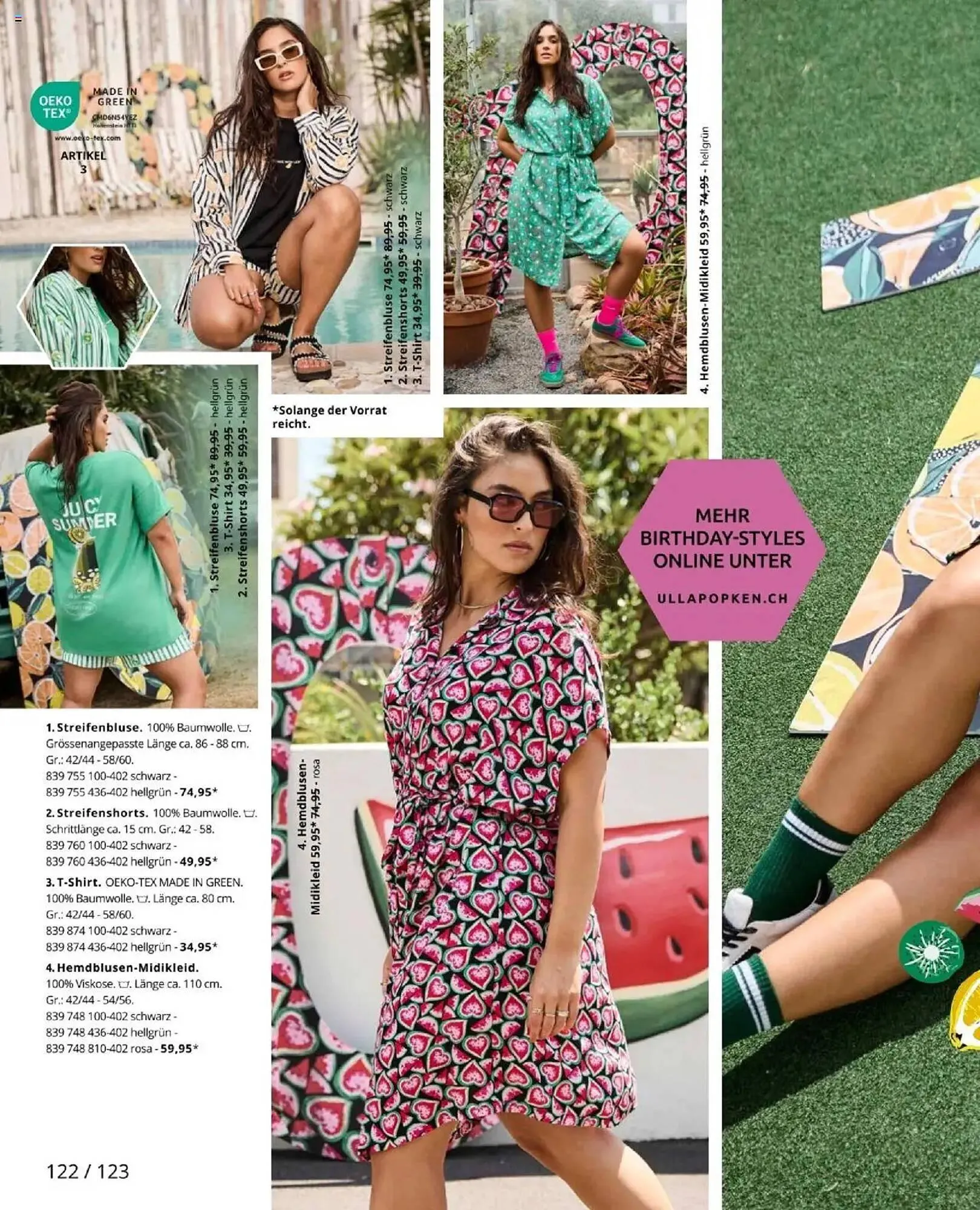 Ulla Popken Prospekt von 1. April bis 30. April 2025 - Prospekt seite 122