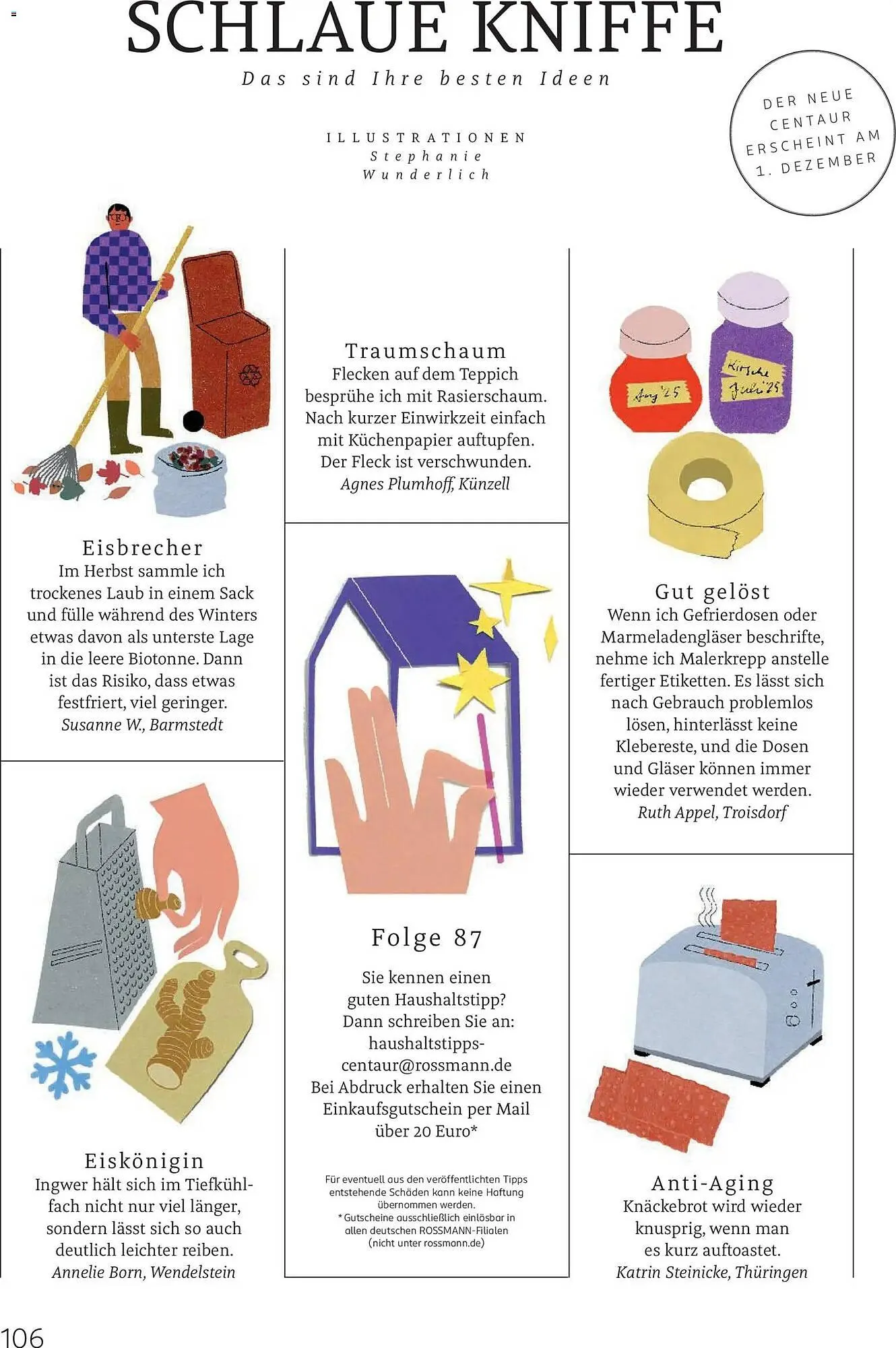 Rossmann Magazin von 1. November bis 30. November 2025 - Prospekt seite 106
