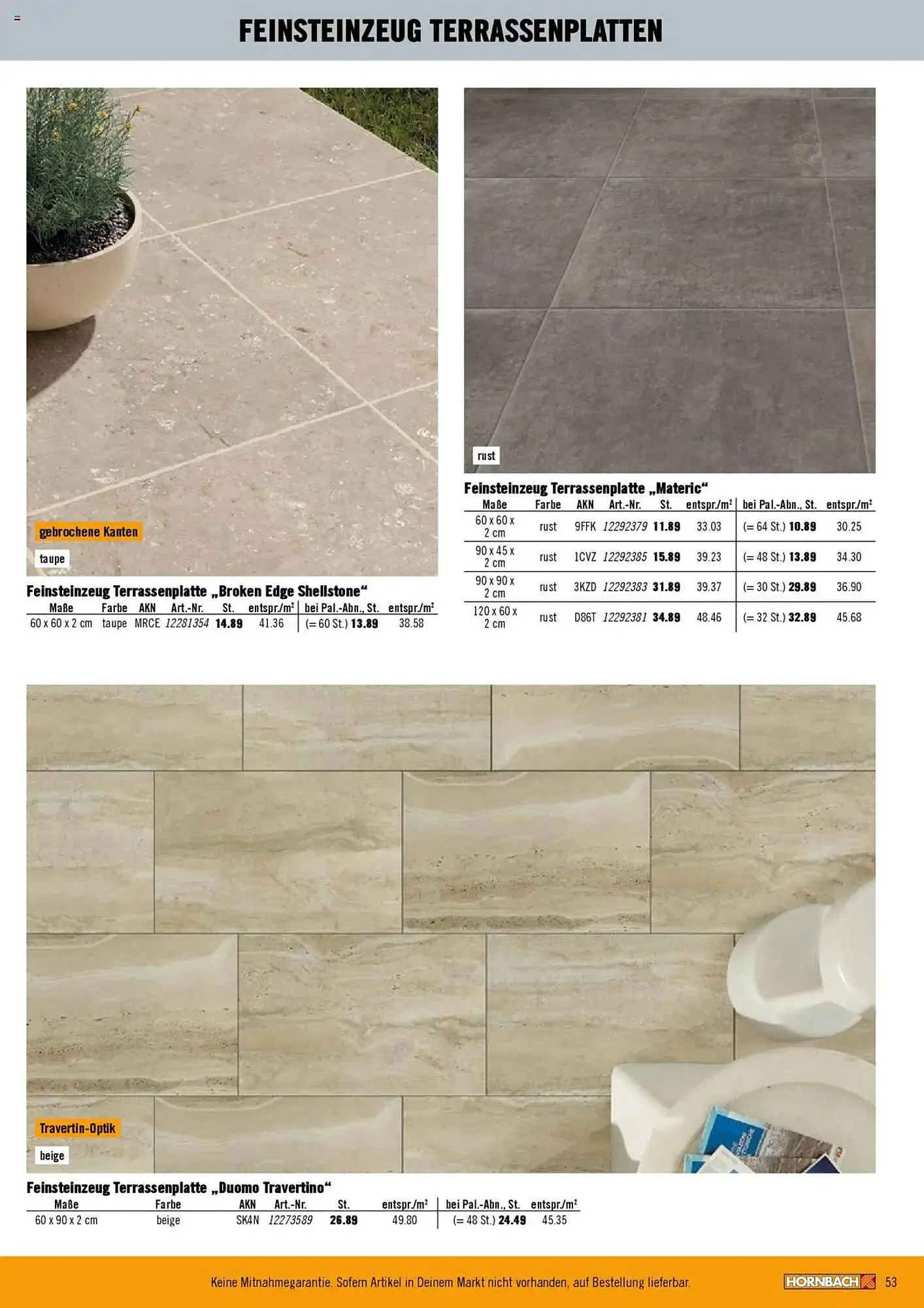 Hornbach Prospekt von 28. Februar bis 29. März 2025 - Prospekt seite 53