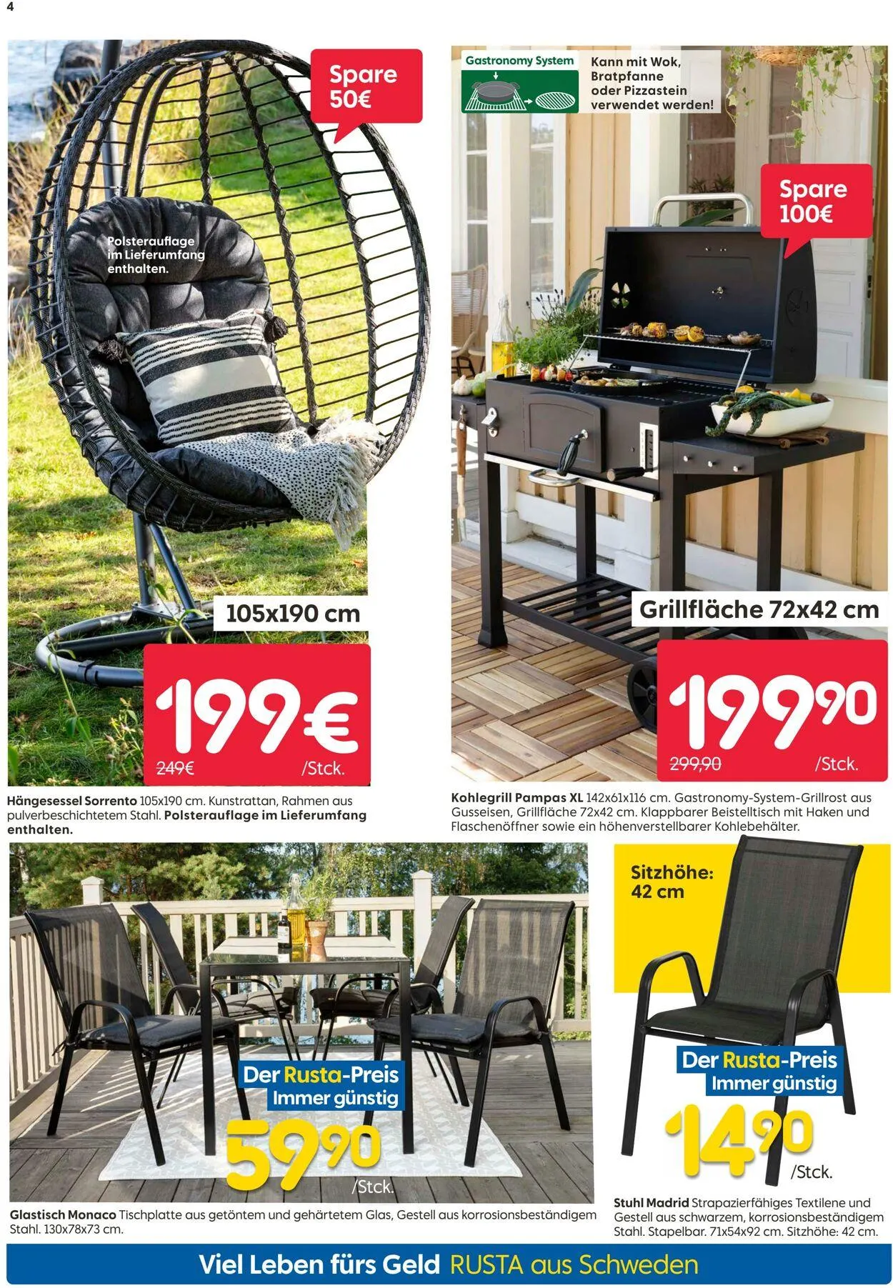 Rusta von 12. Mai bis 26. Mai 2025 - Prospekt seite 4