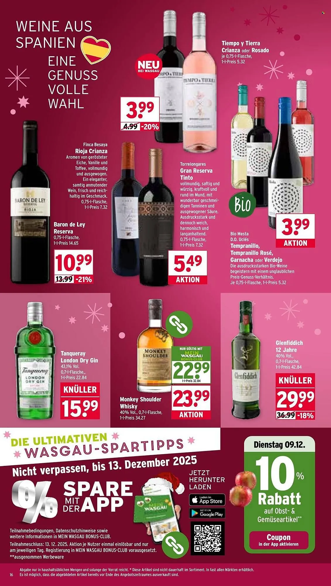 Wasgau Prospekt von 8. Dezember bis 13. Dezember 2025 - Prospekt seite 16