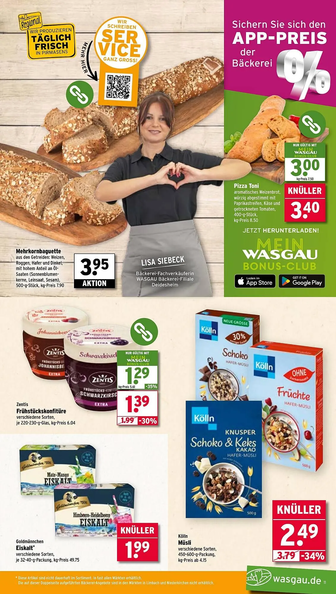 Wasgau Prospekt von 30. Juni bis 5. Juli 2025 - Prospekt seite 11