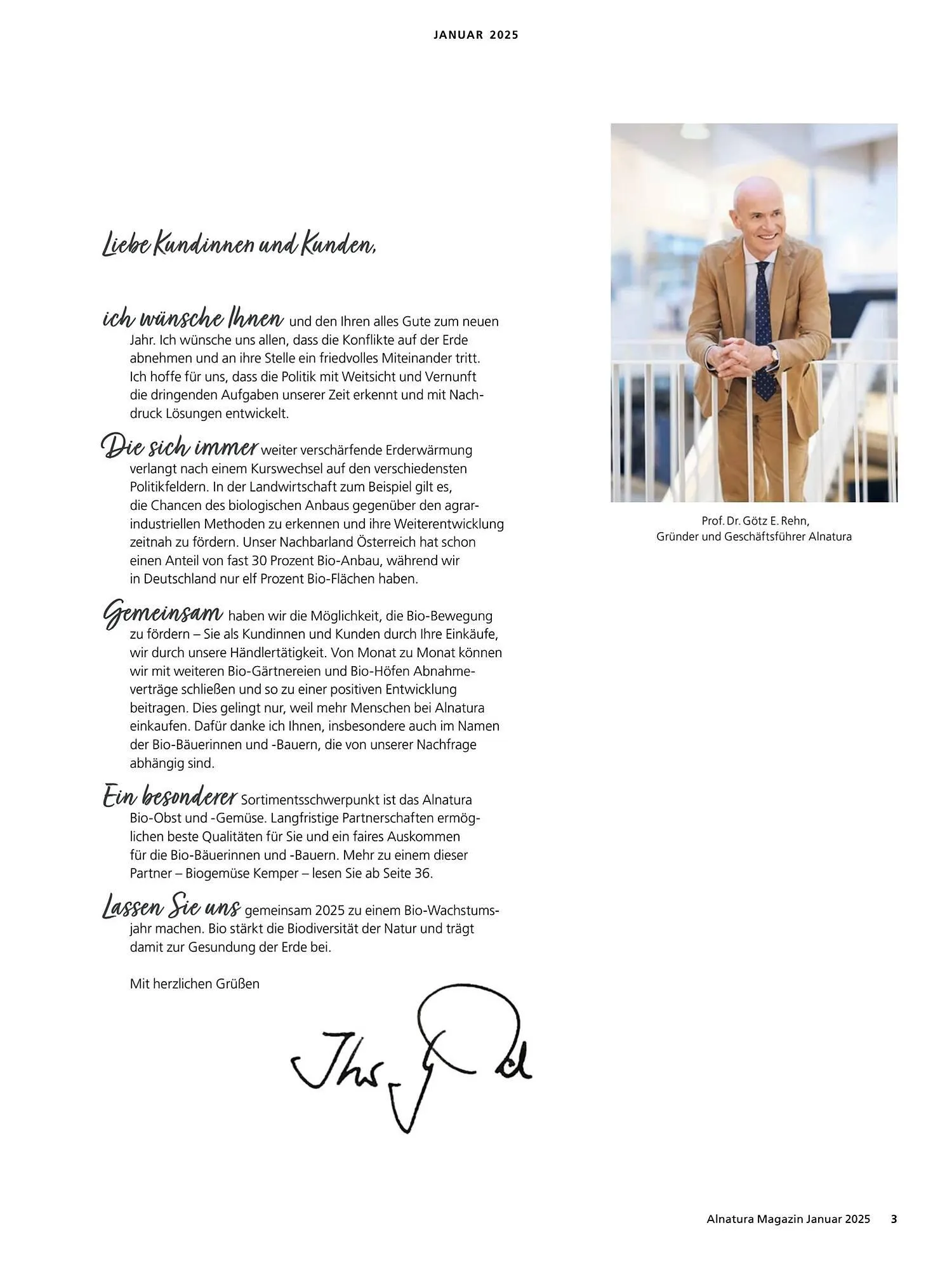 Alnatura Prospekt von 8. Januar bis 1. Februar 2025 - Prospekt seite 3