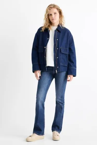 Bootcut jeans - high waist - LYCRA®