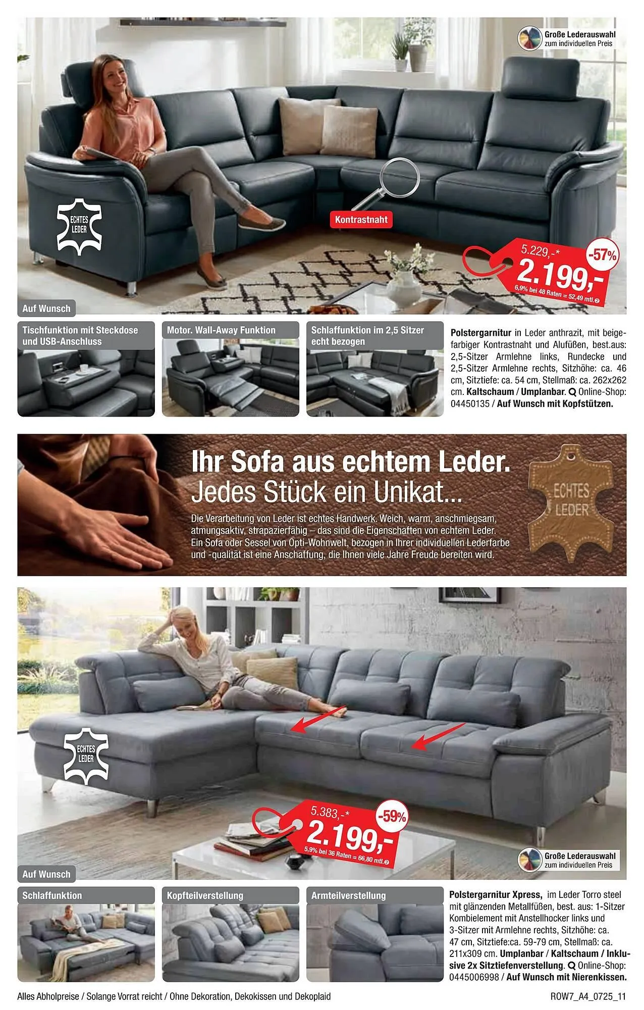 Opti Wohnwelt Prospekt von 26. Juni bis 13. Juli 2025 - Prospekt seite 11