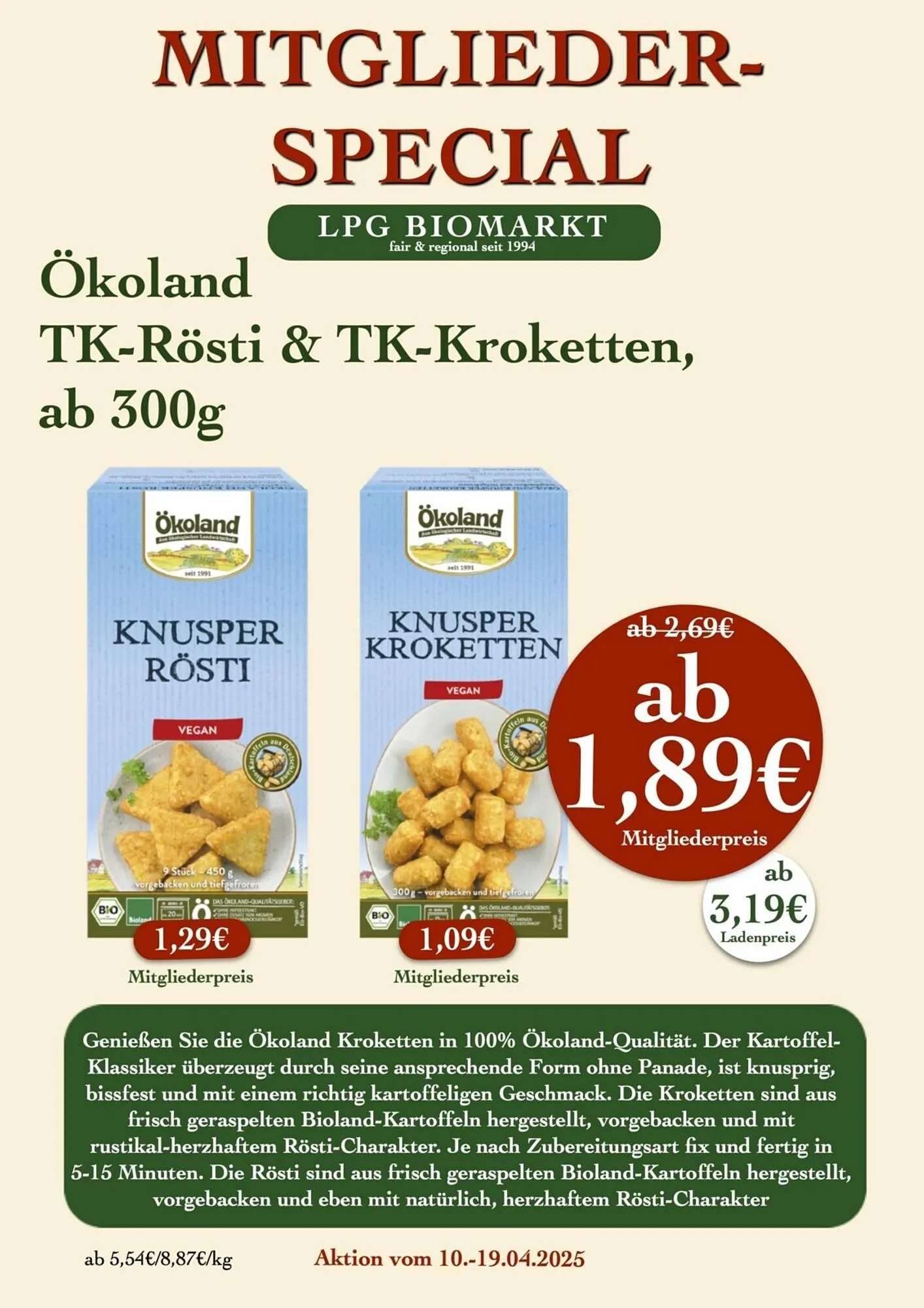 LPG Biomarkt Prospekt von 10. April bis 16. April 2025 - Prospekt seite 26