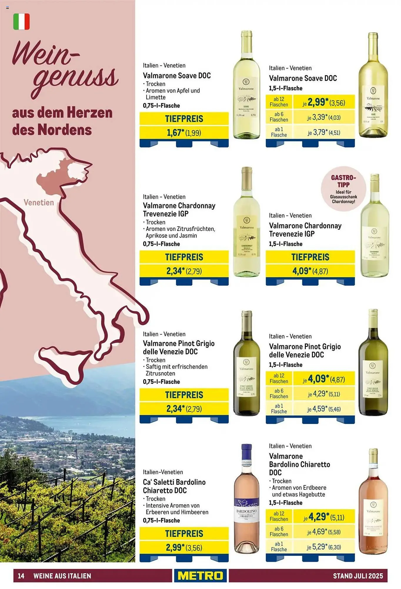 METRO Prospekt von 1. Juli bis 31. Juli 2025 - Prospekt seite 14