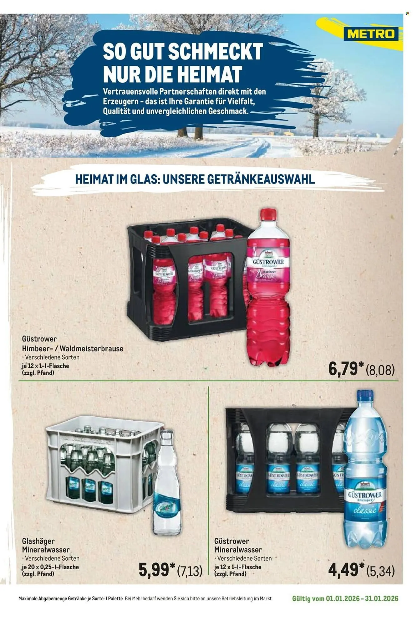 METRO Prospekt von 1. Januar bis 31. Januar 2026 - Prospekt seite 57