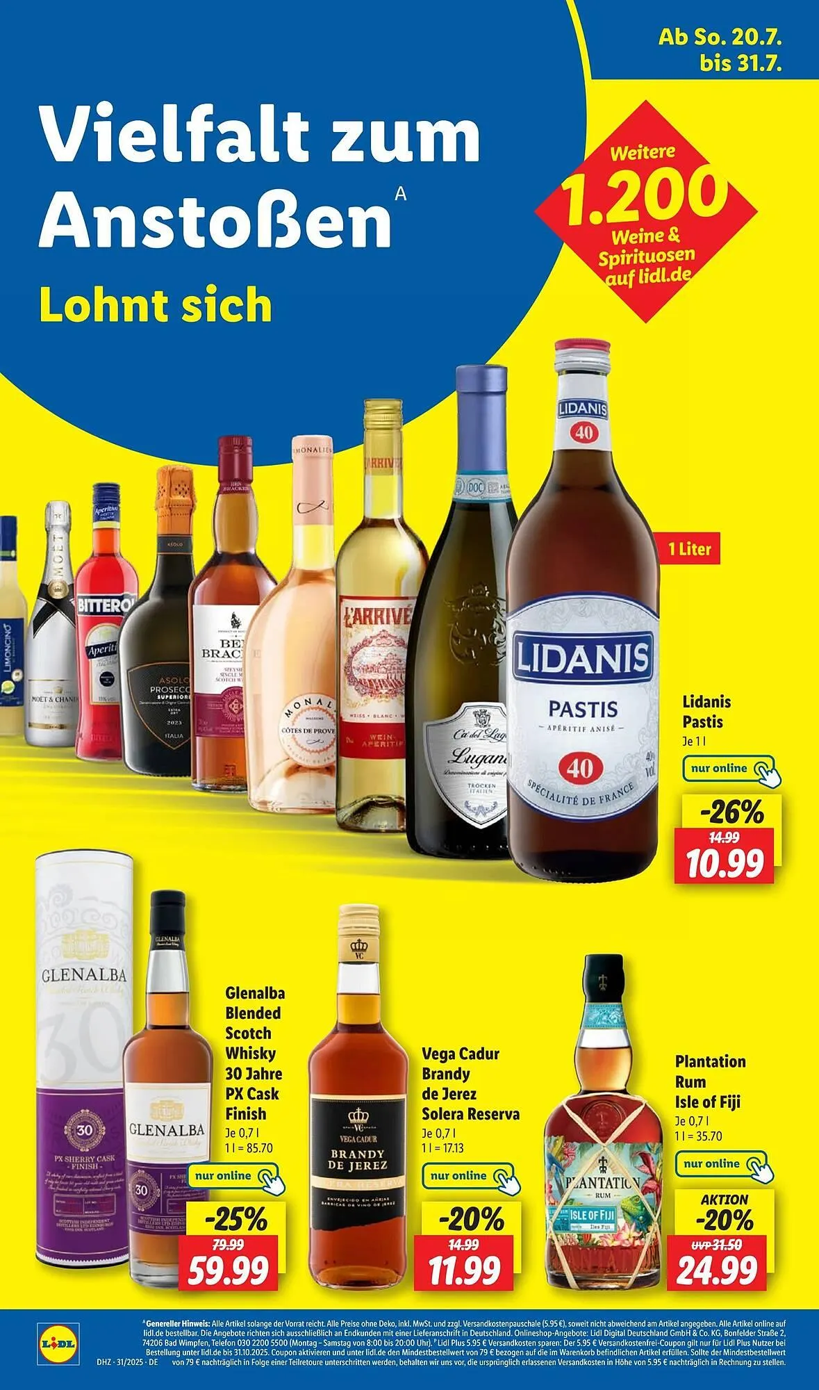 Lidl Prospekt von 28. Juli bis 3. August 2025 - Prospekt seite 62