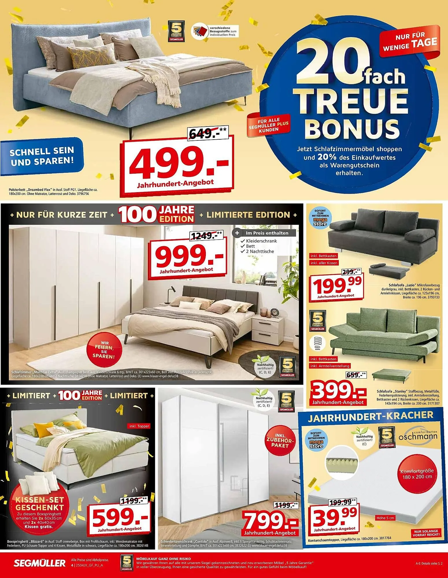 Segmüller Prospekt von 5. April bis 19. April 2025 - Prospekt seite 4