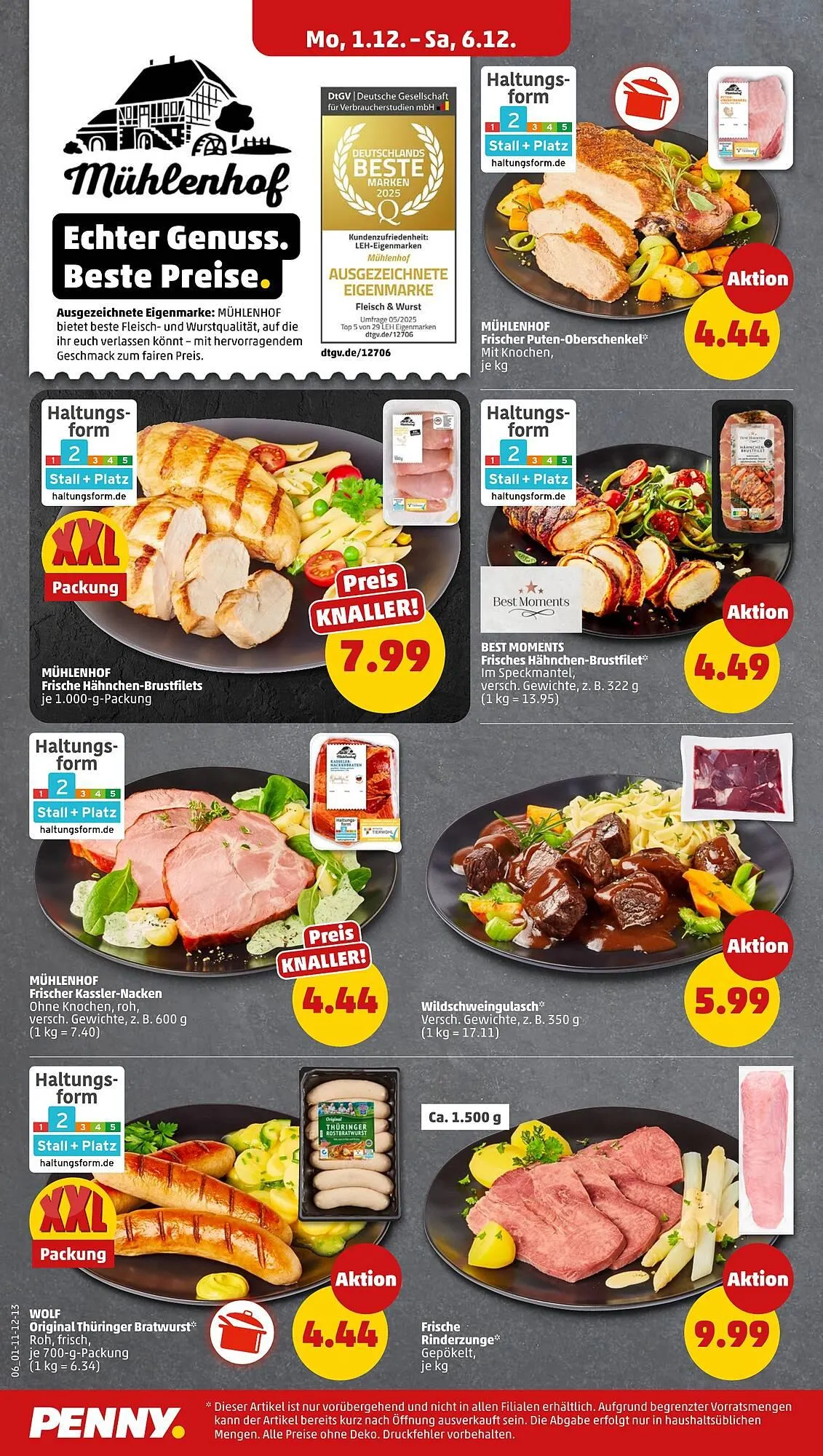PENNY Prospekt von 1. Dezember bis 6. Dezember 2025 - Prospekt seite 8