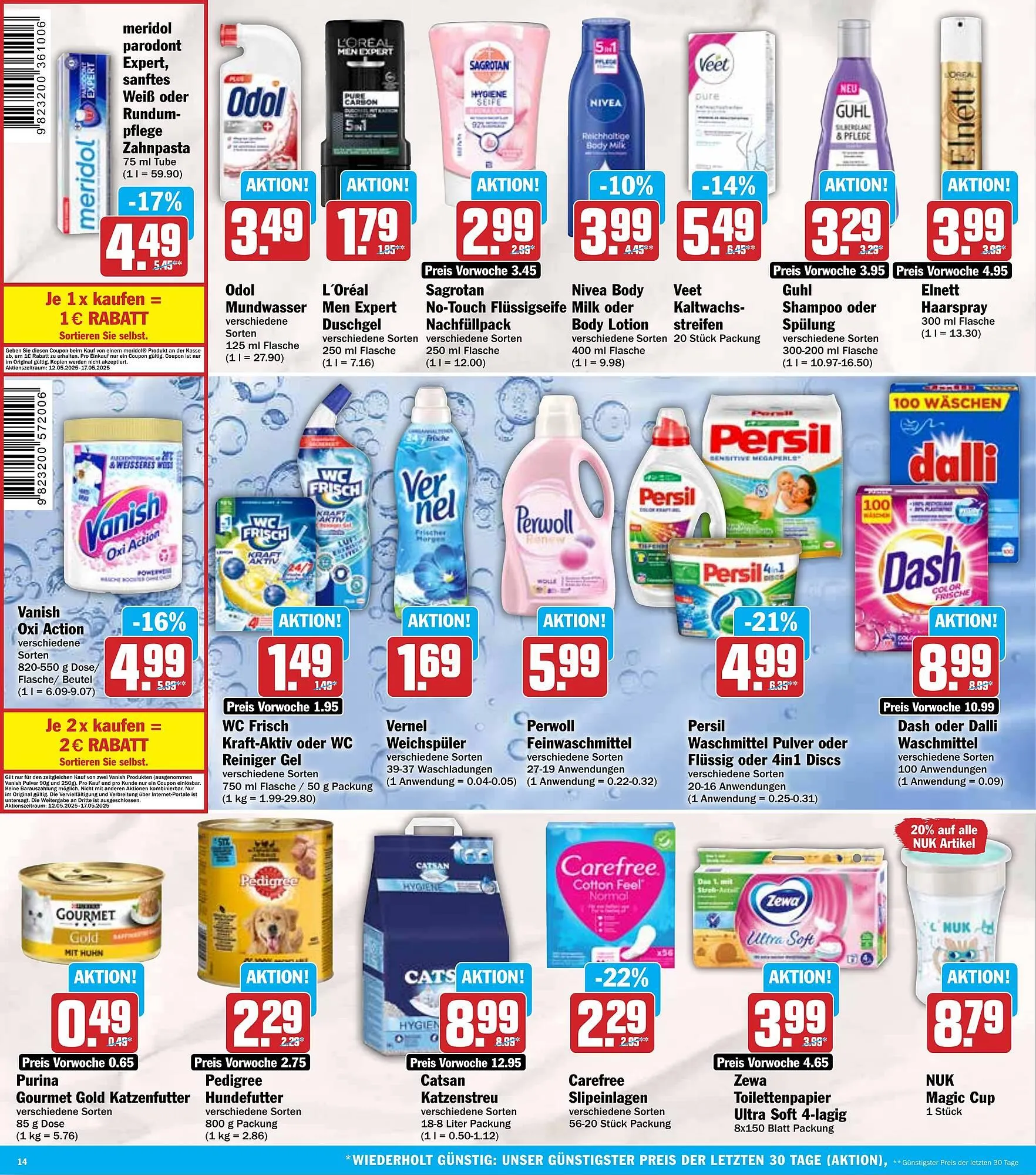 Hit Prospekt von 12. Mai bis 17. Mai 2025 - Prospekt seite 14