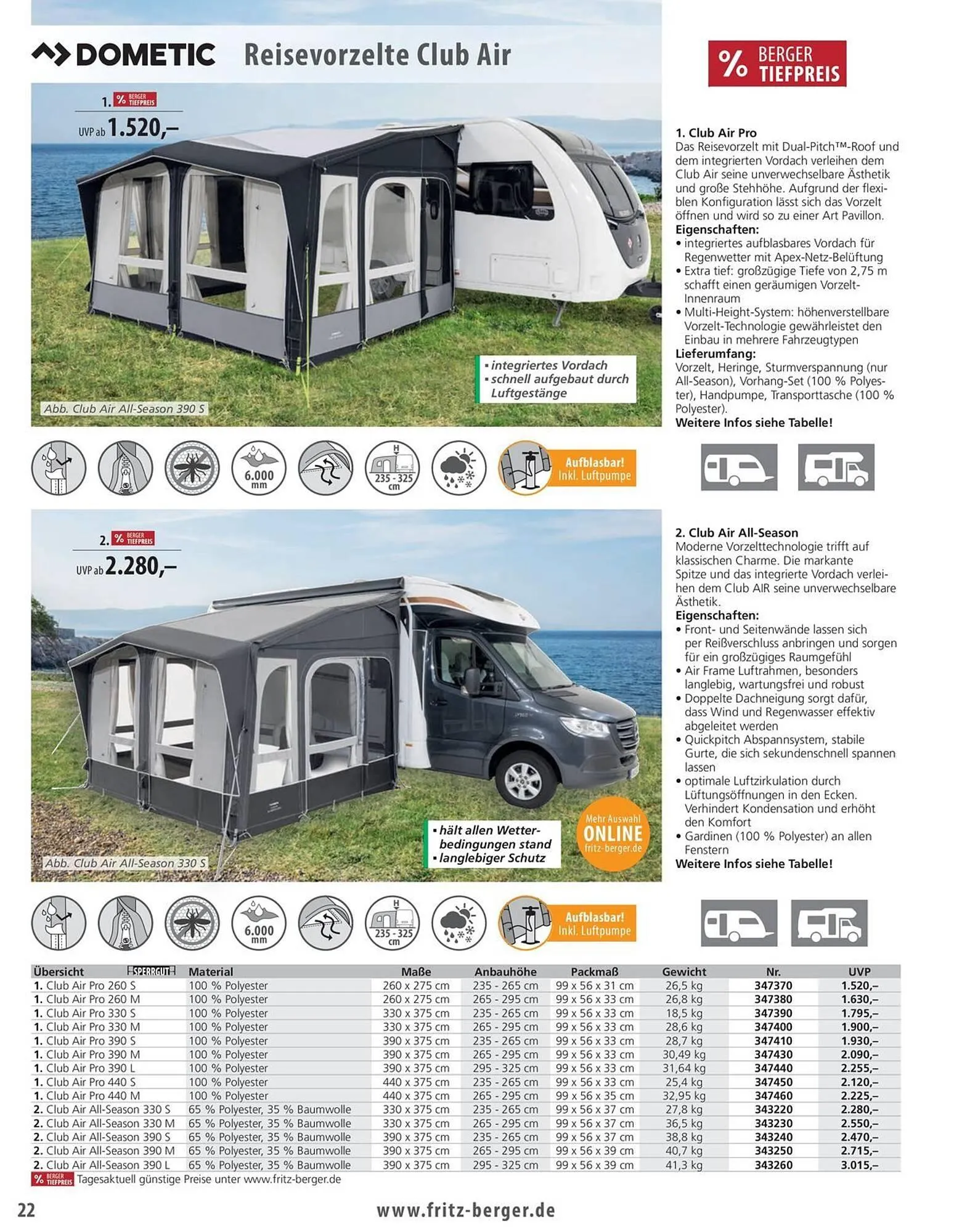 Fritz Berger Prospekt von 27. Mai bis 31. Dezember 2025 - Prospekt seite 22