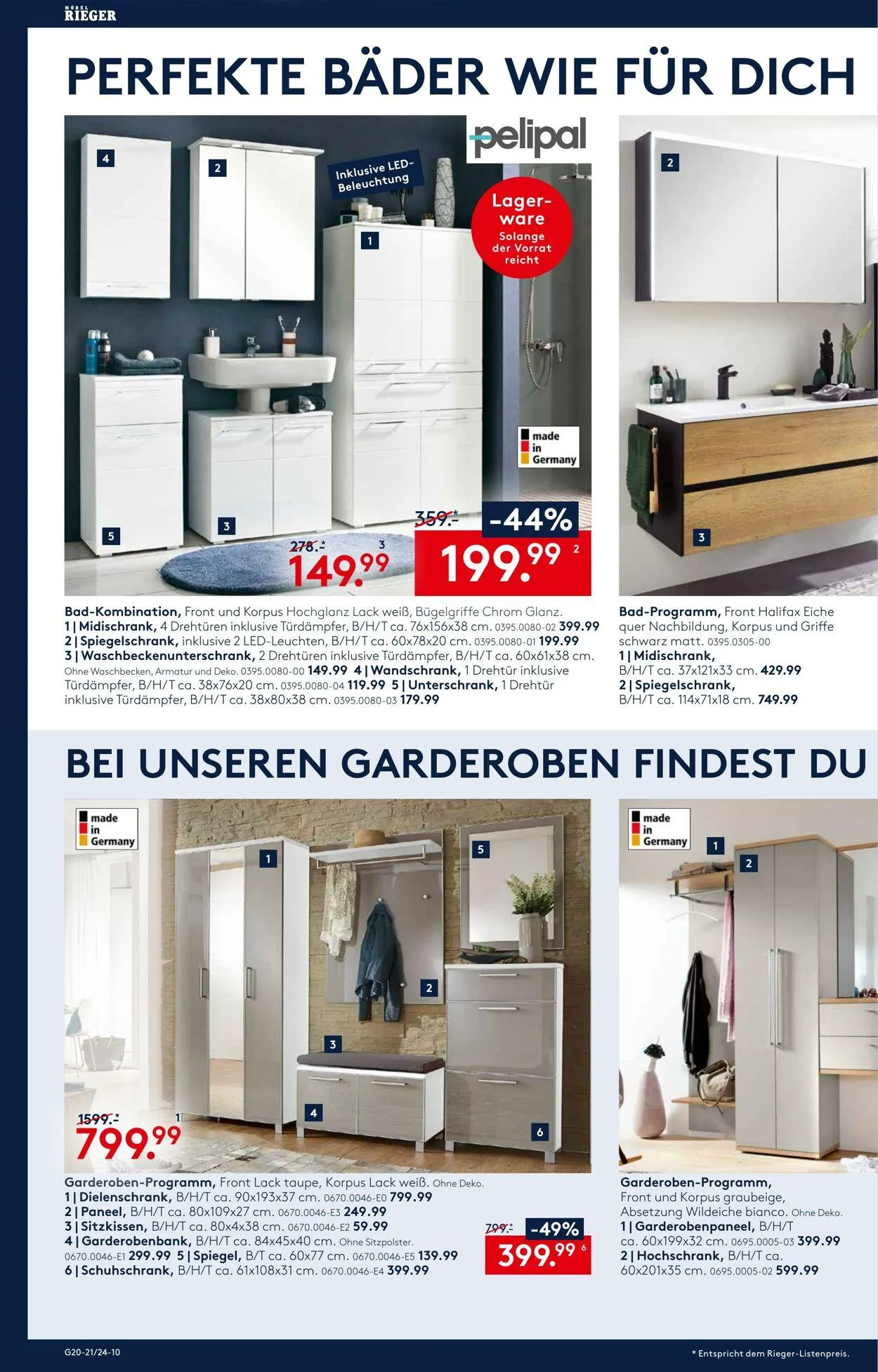 Möbel Rieger Aktueller Prospekt von 22. April bis 6. Mai 2026 - Prospekt seite 10