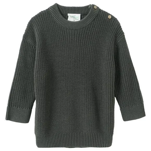 Baby Strickpullover aus Bio-Baumwolle